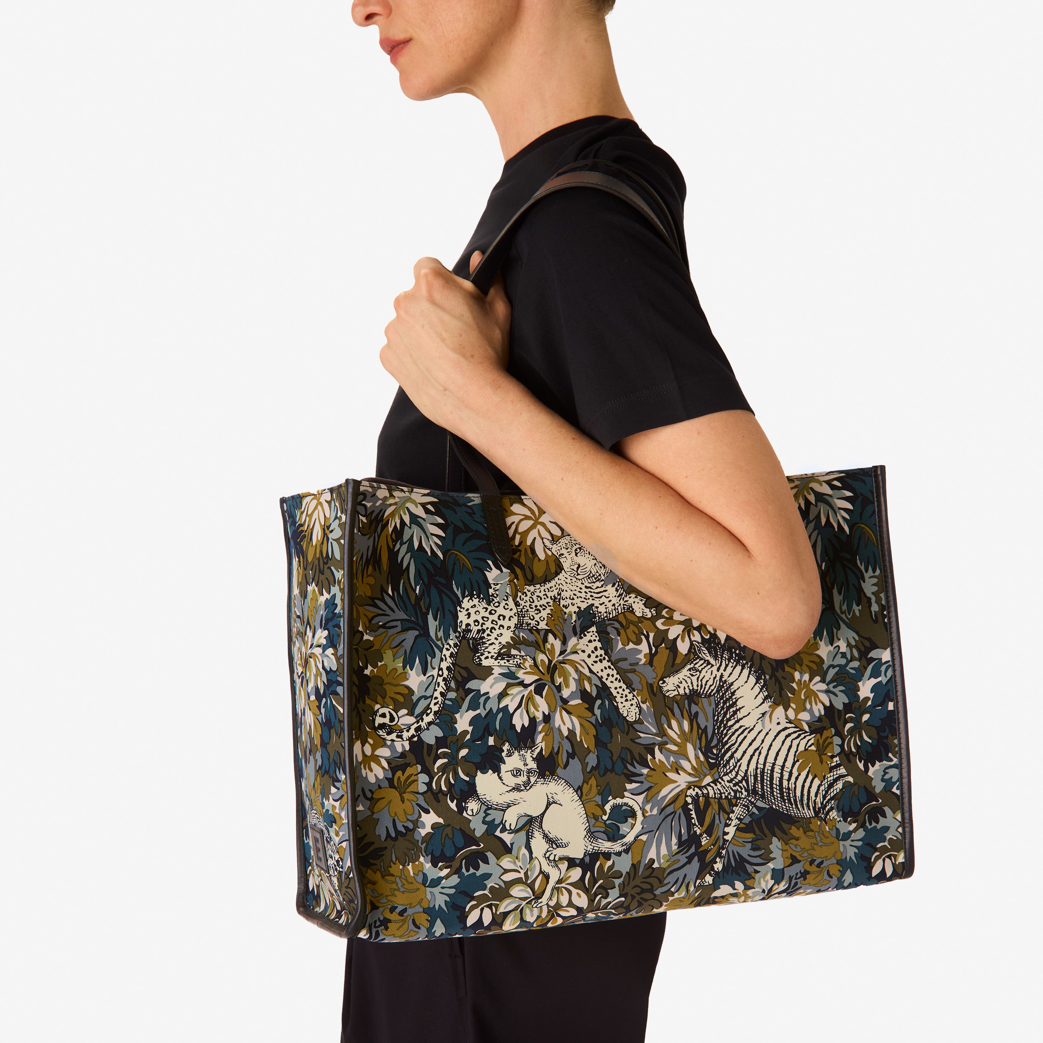 Sac Shopping - Bestiaire - Vert