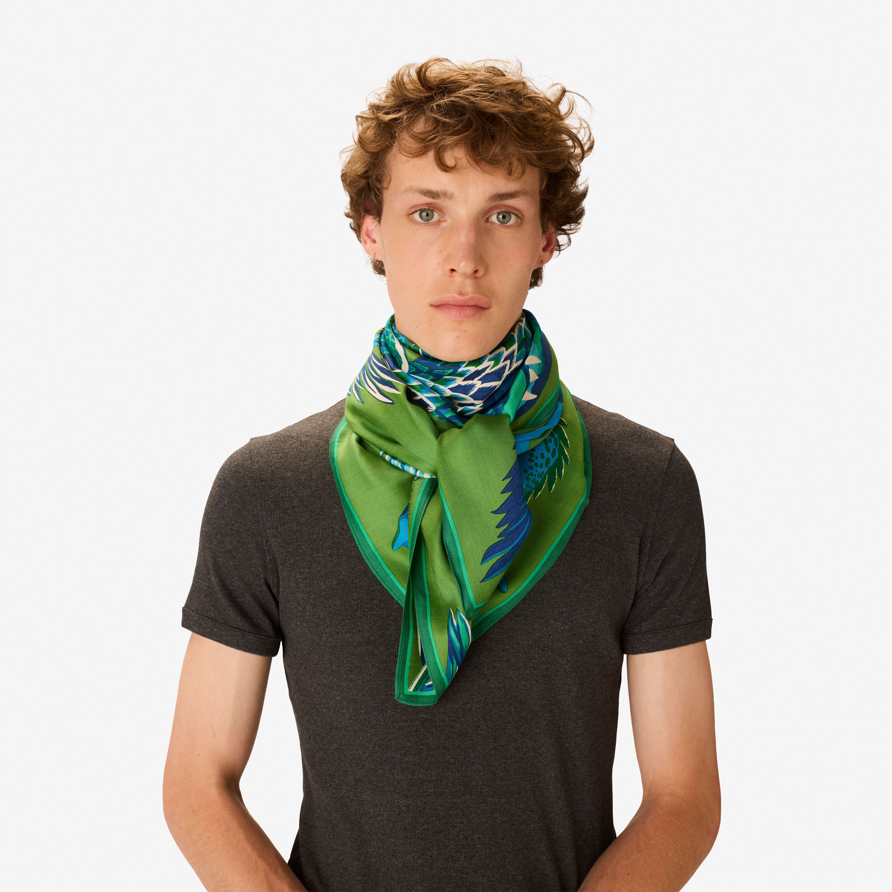 Square 100 - Croco - Green