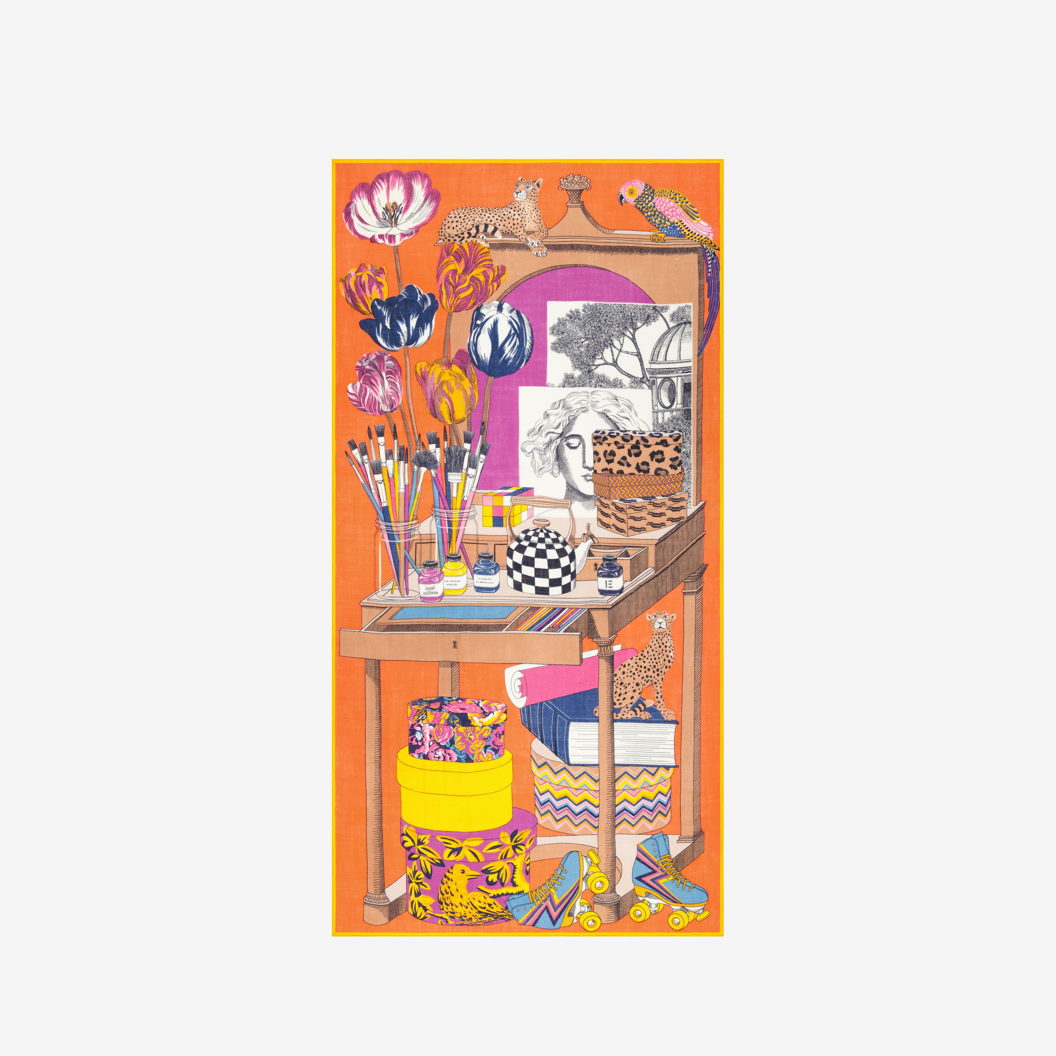 Scarf 100 - Atelier - Orange