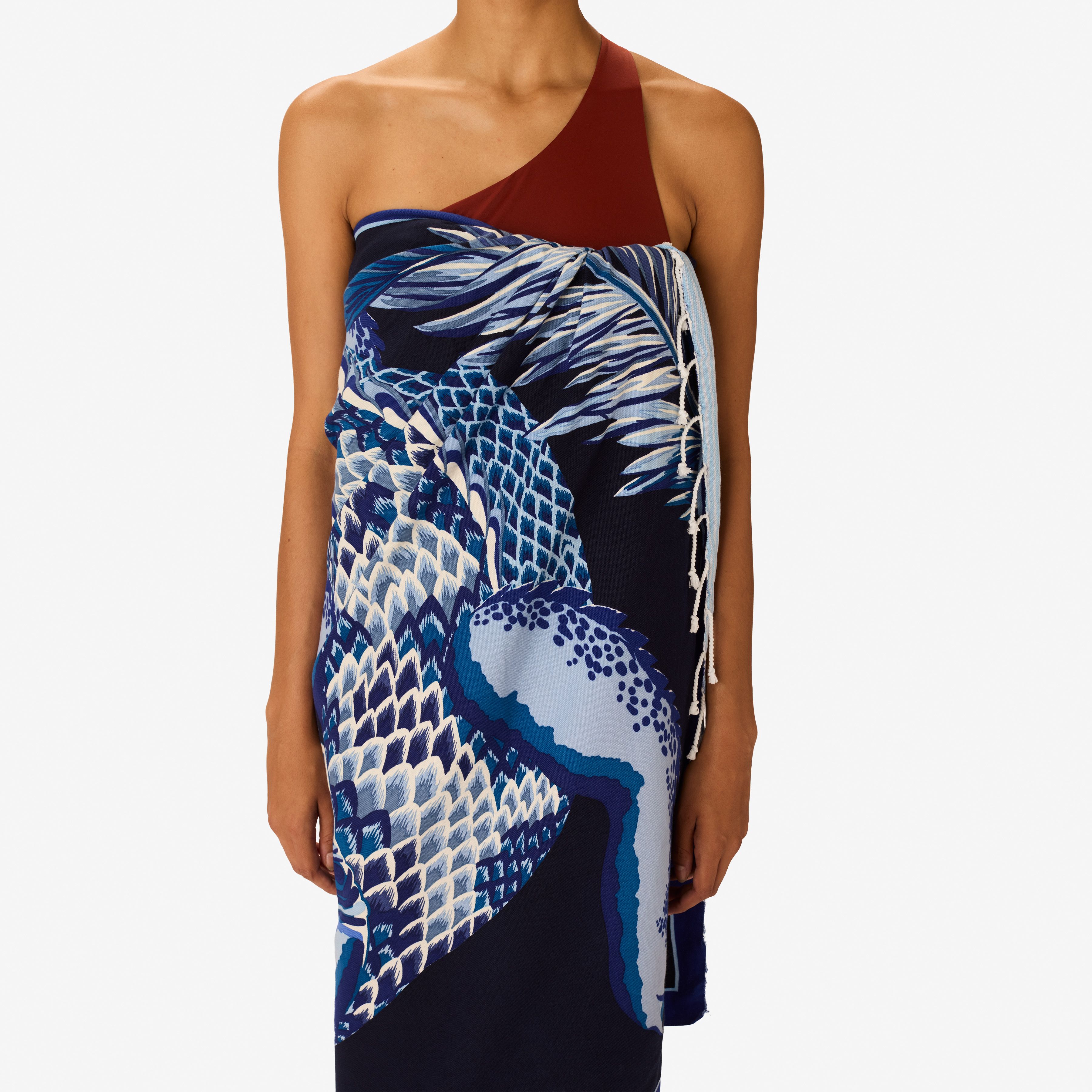 Fouta Towel 100 - Croco - Navy