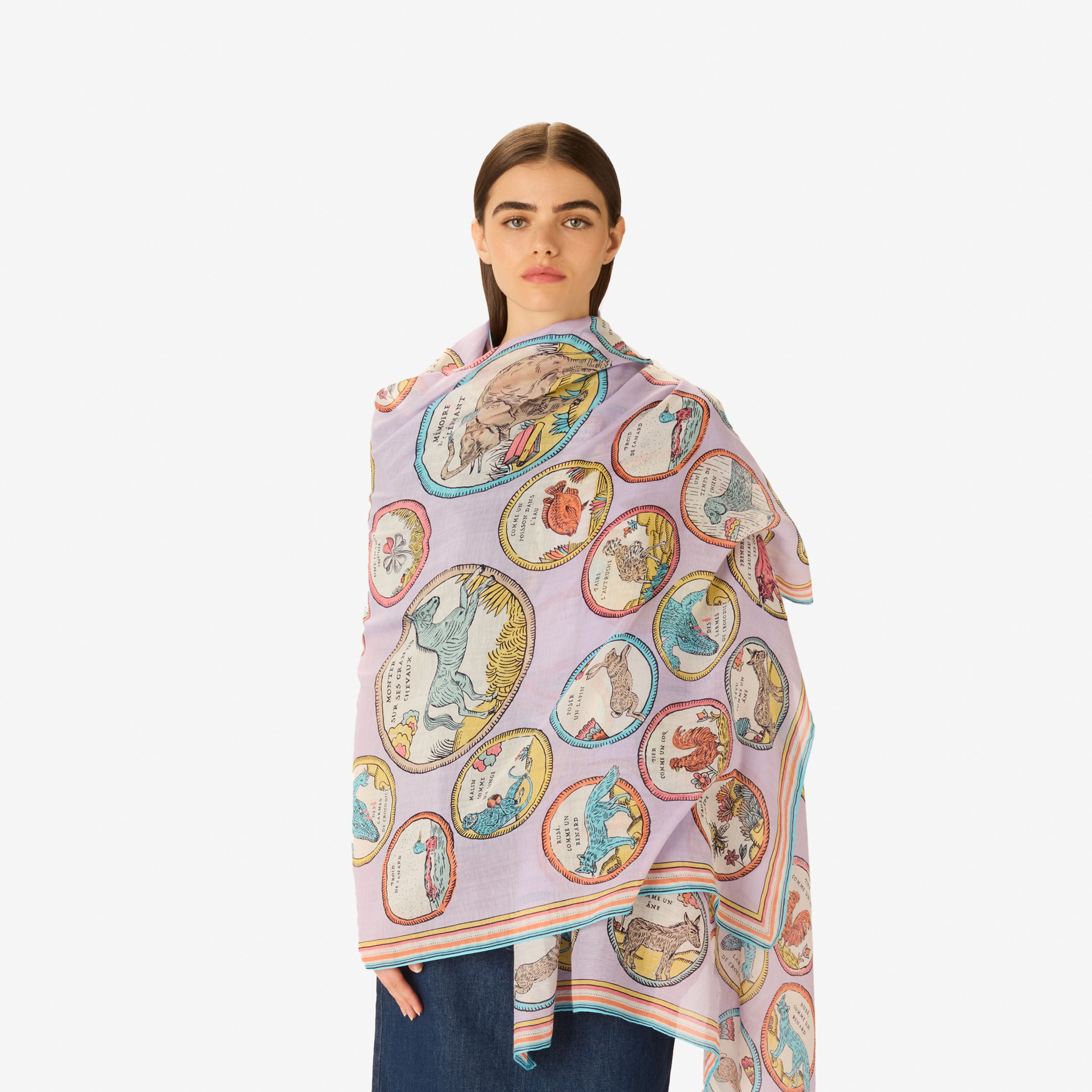 Écharpe 100 - Chance Inoui - Lila