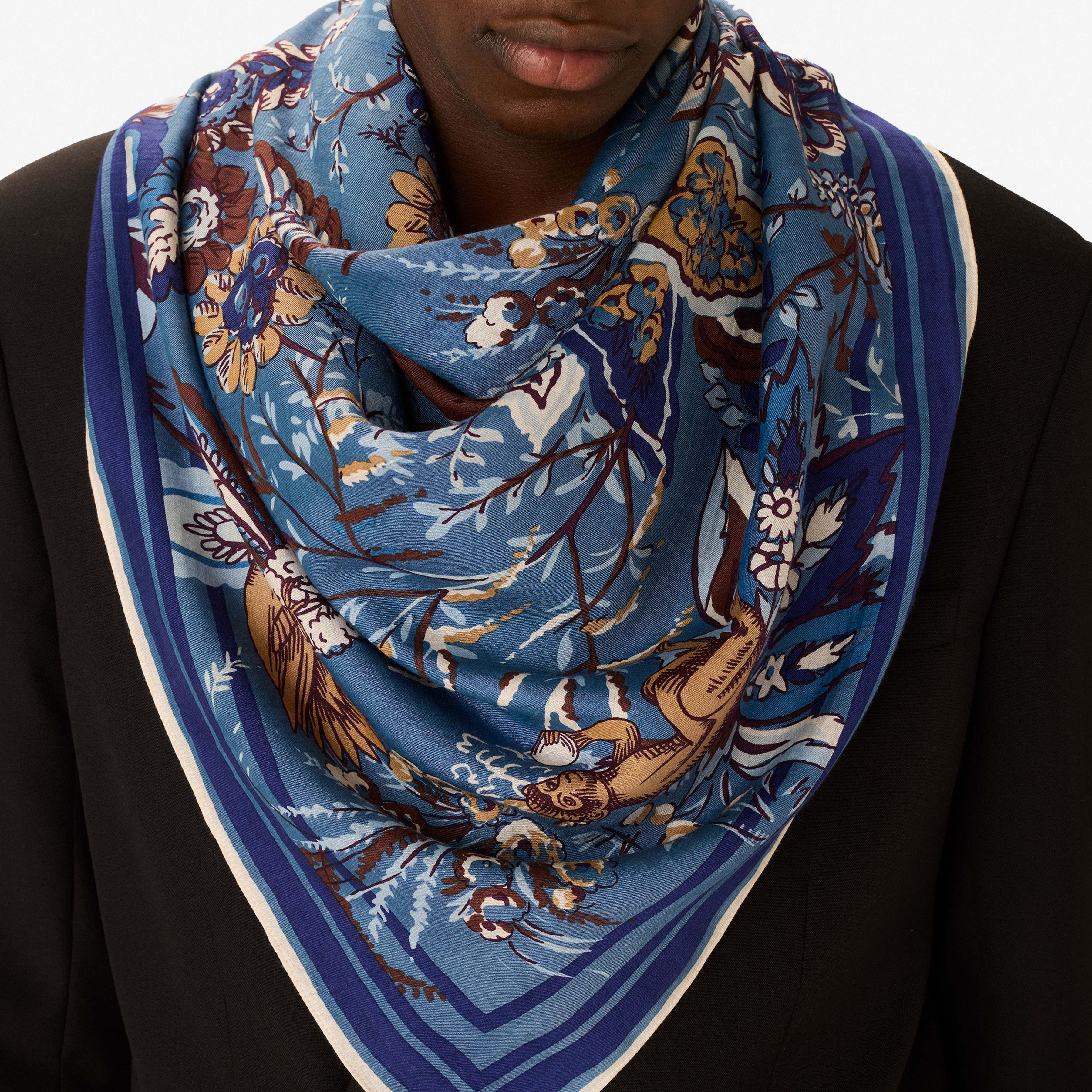 Square 130 - Pagode - Blue