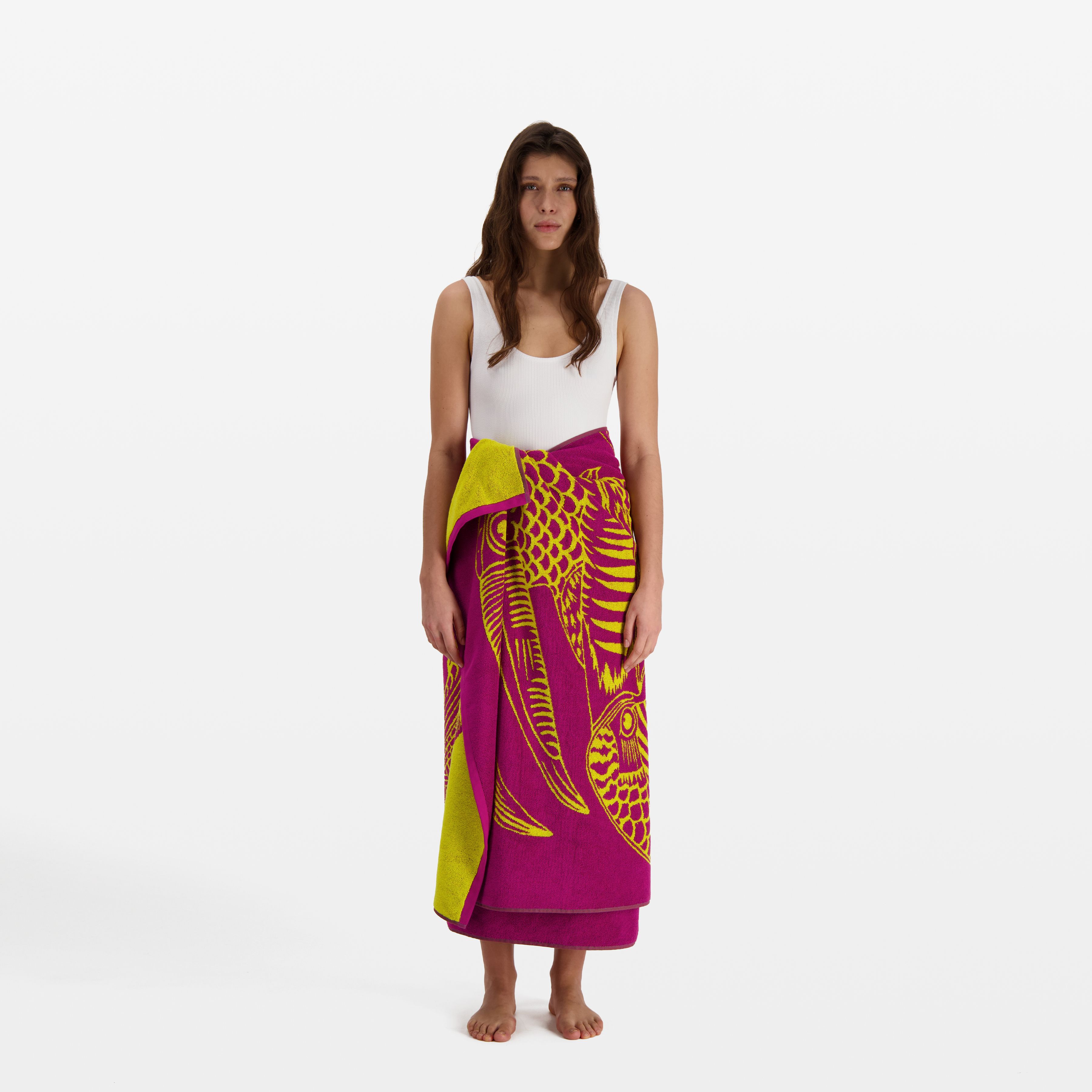 Beach Towel - Toucan - Yellow