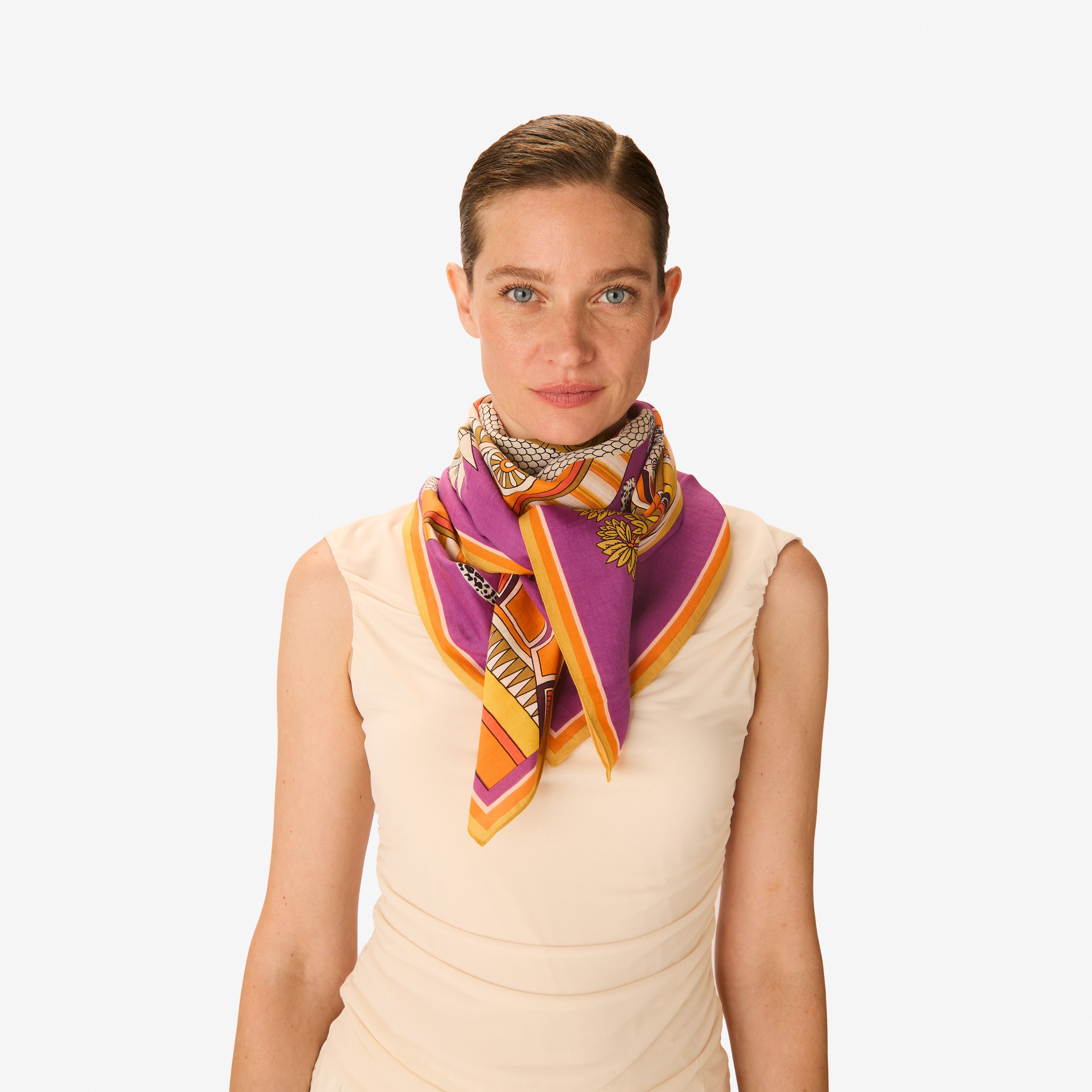 Carré 100 - Taj - Violet