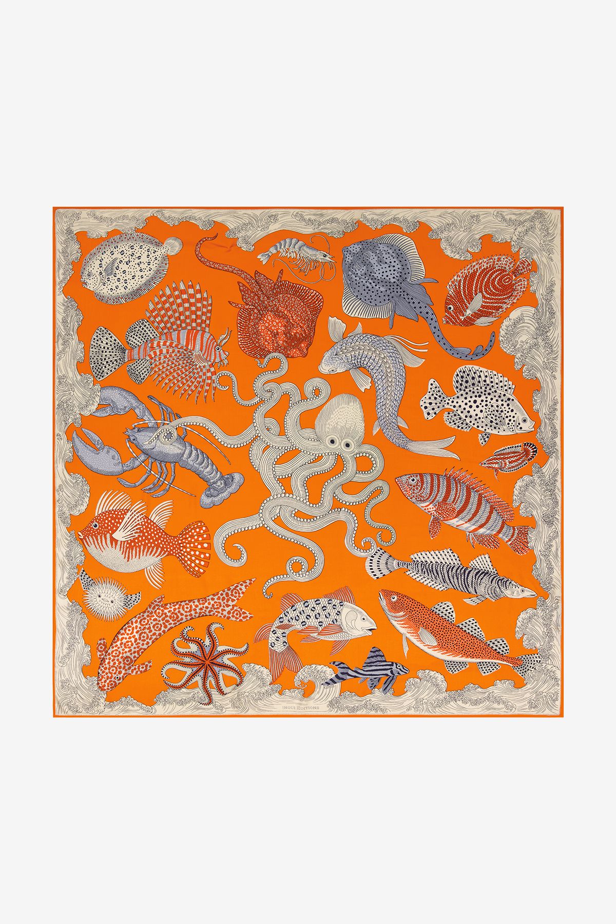 Carré 130 - Poseidon - Orange