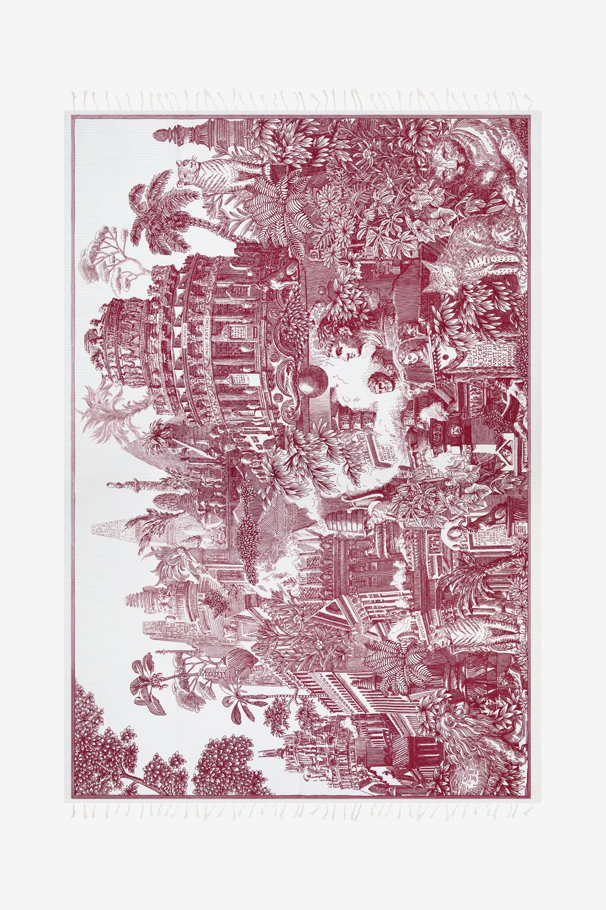 Fouta 140 - Piranesi - Rouge