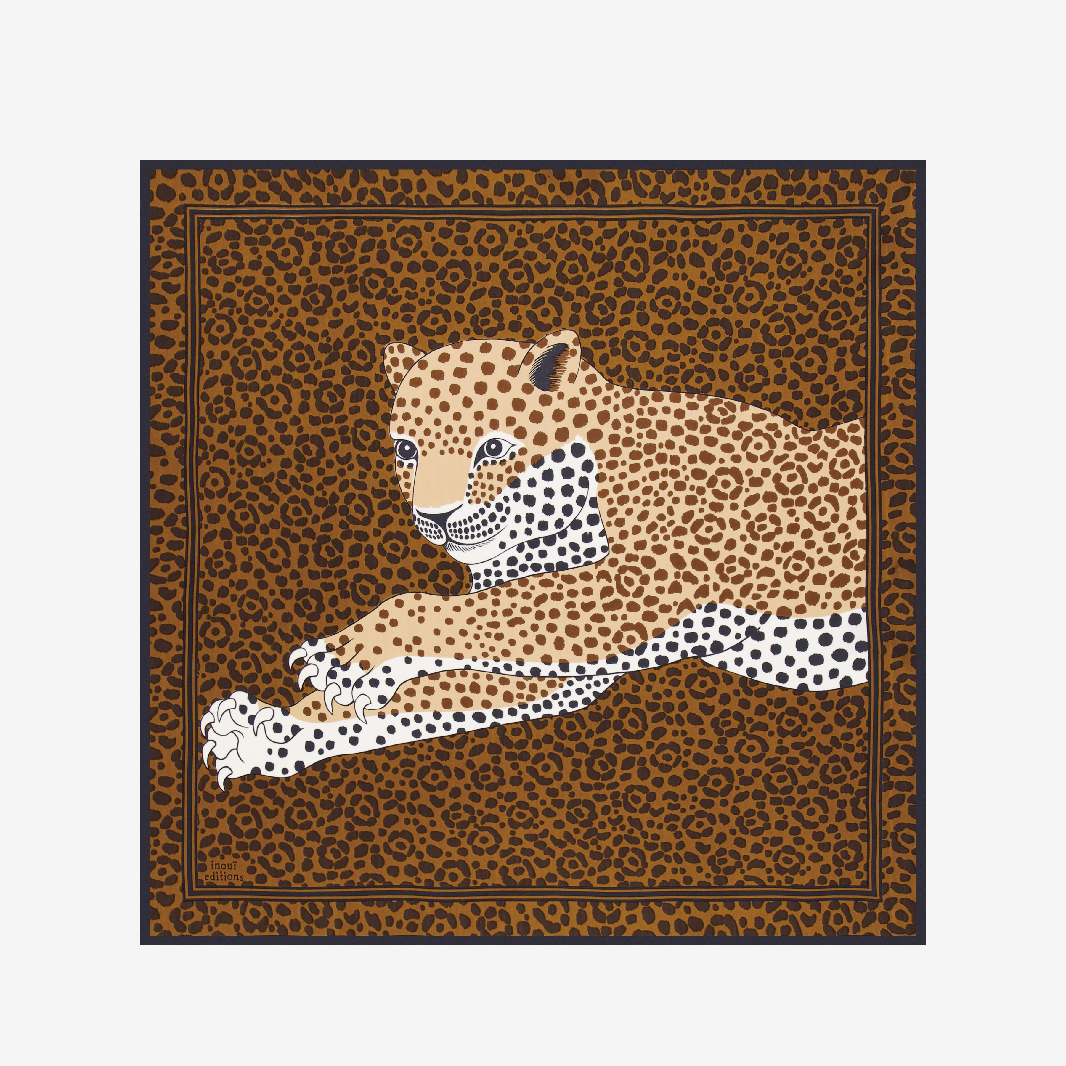 Carré 65 - Felis - Marron