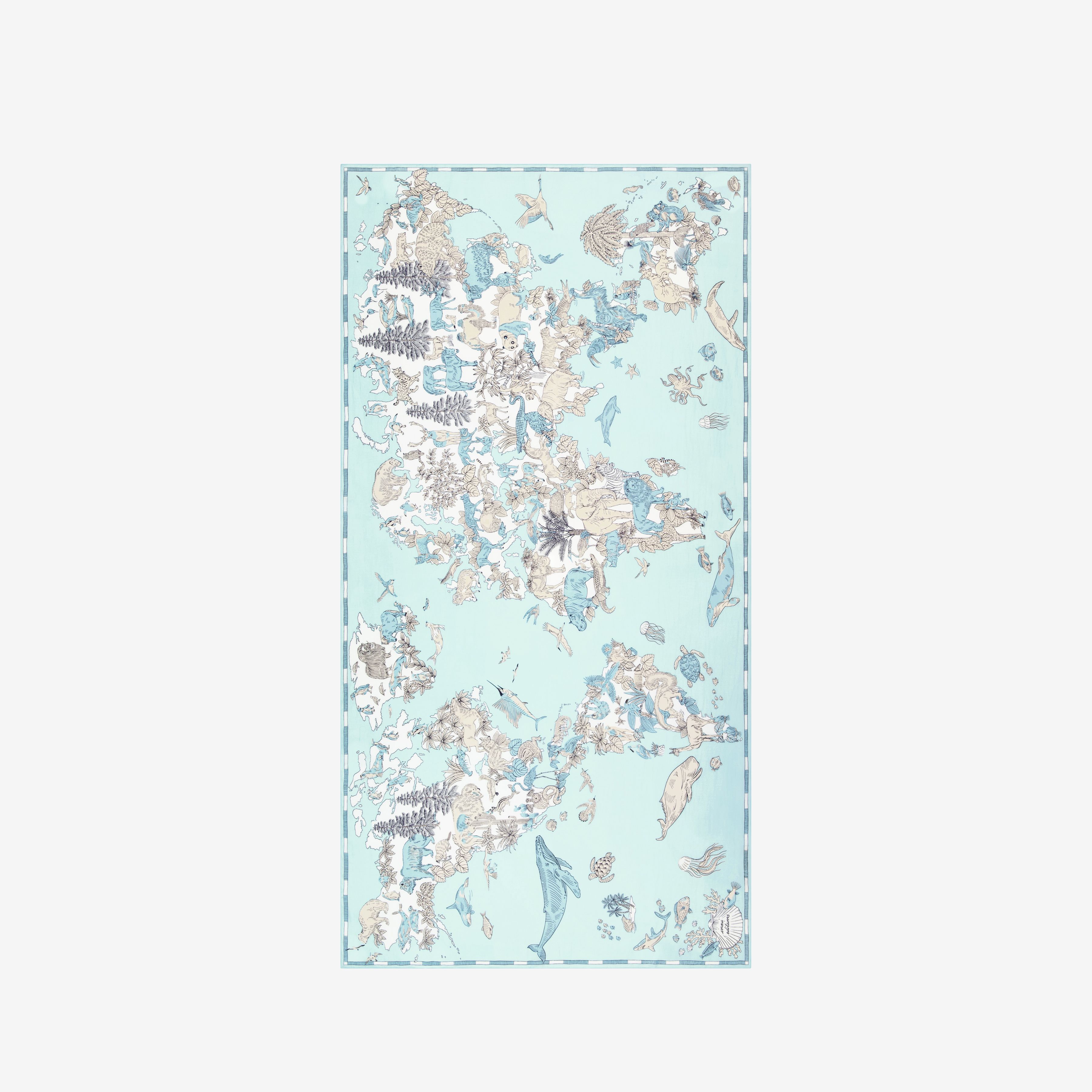 Scarf 100 - Atlas - Turquoise