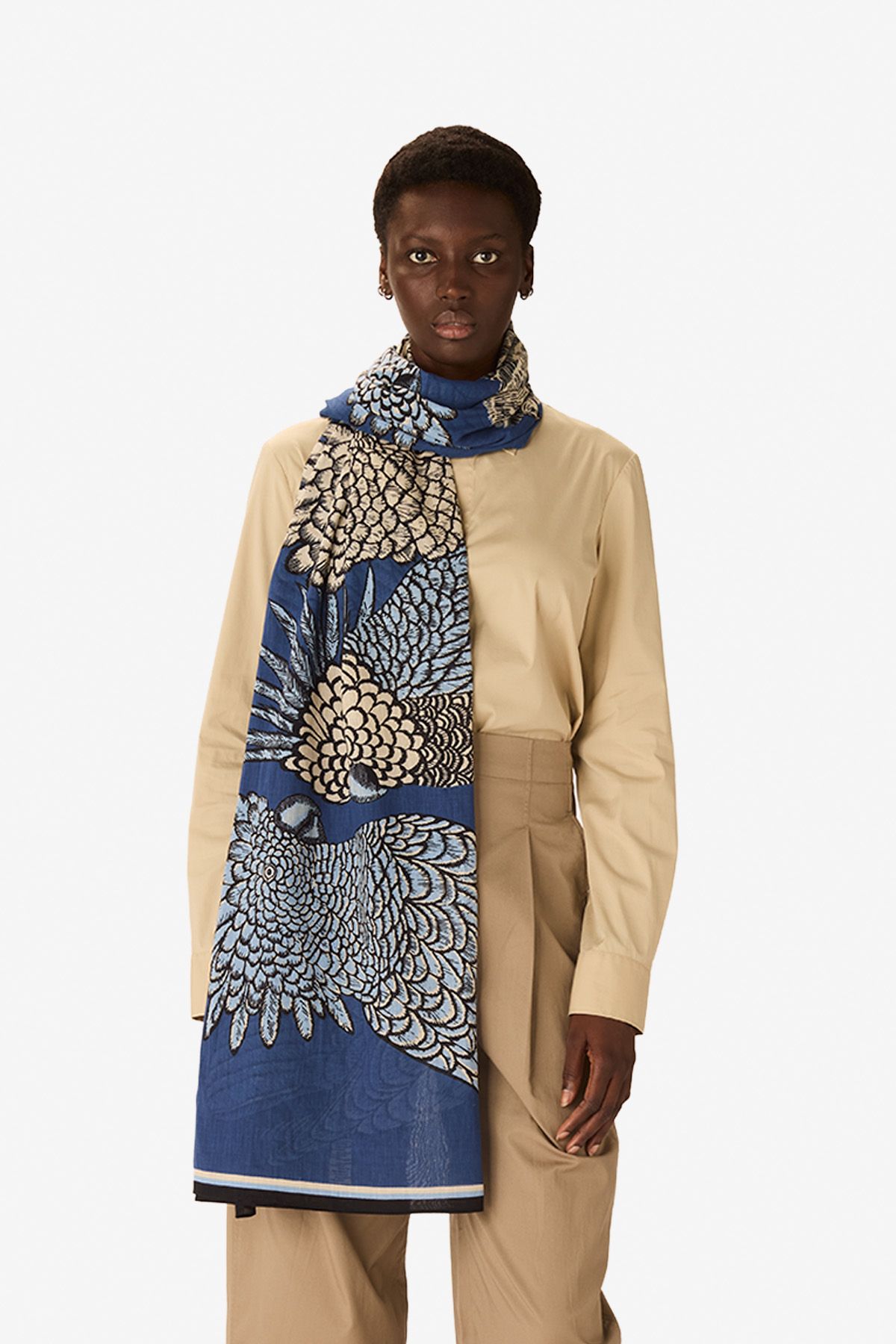 Écharpe 100 - Caracat - Bleu