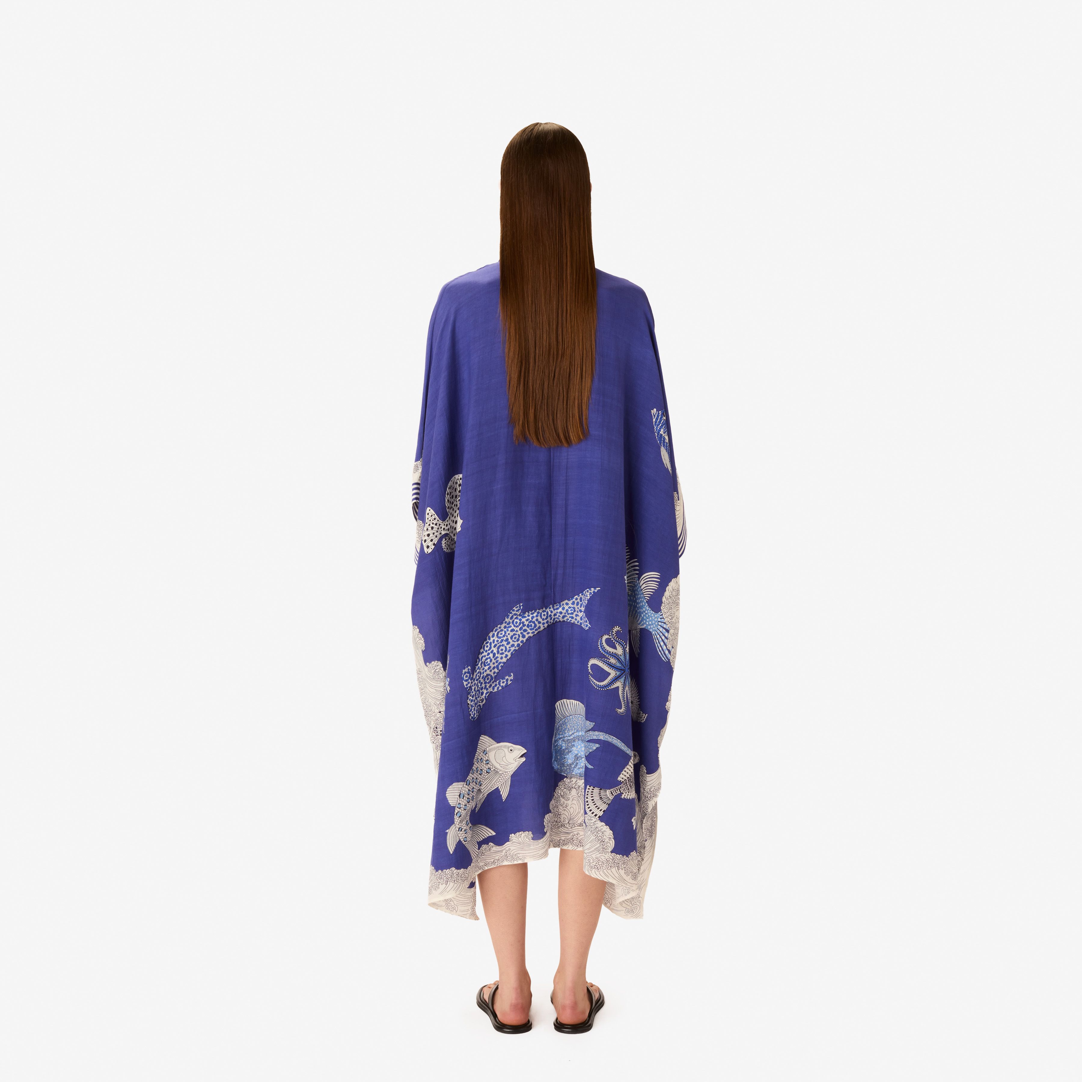Kaftan Long - Poseidon - Navy
