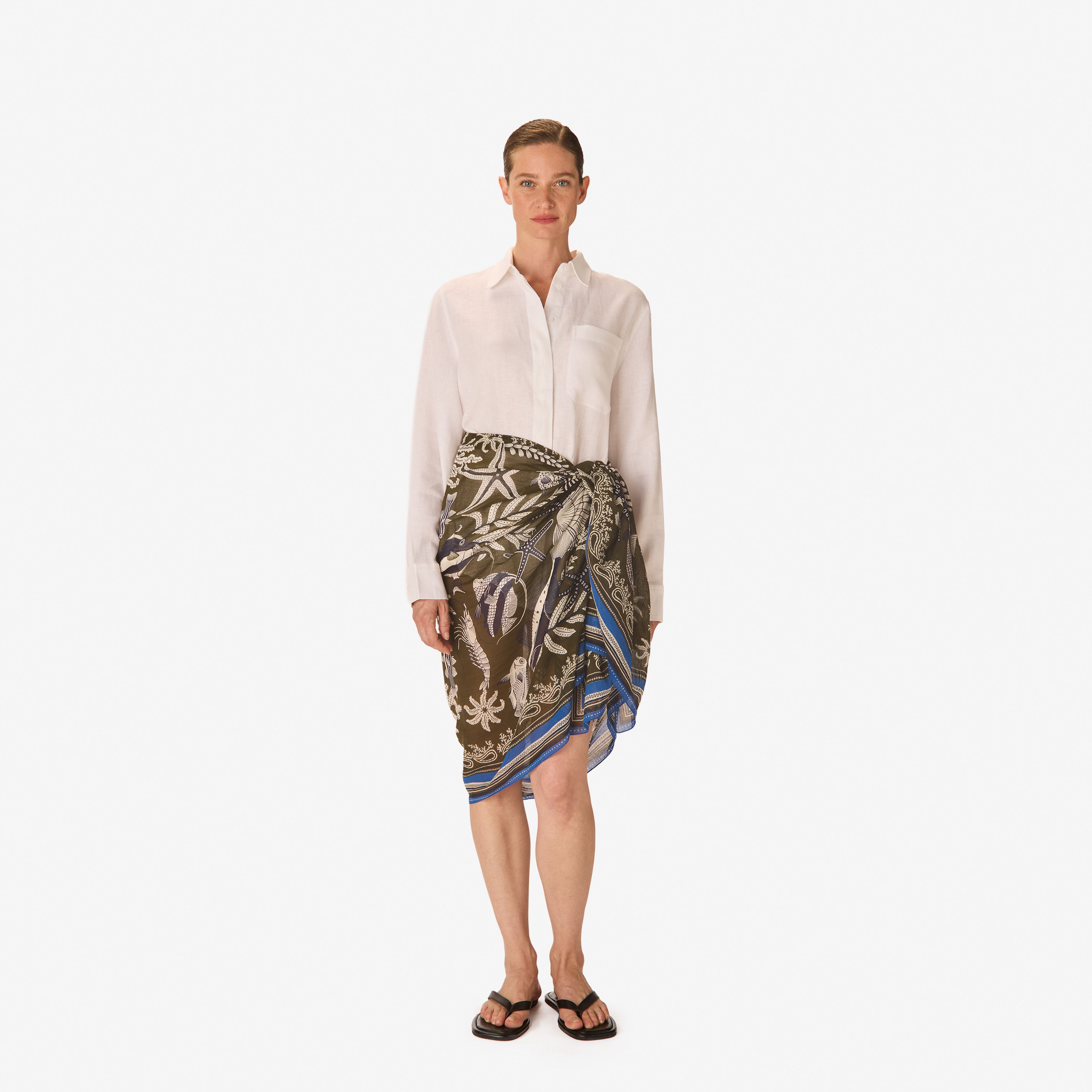 Scarf 100 - Neptune - Khaki