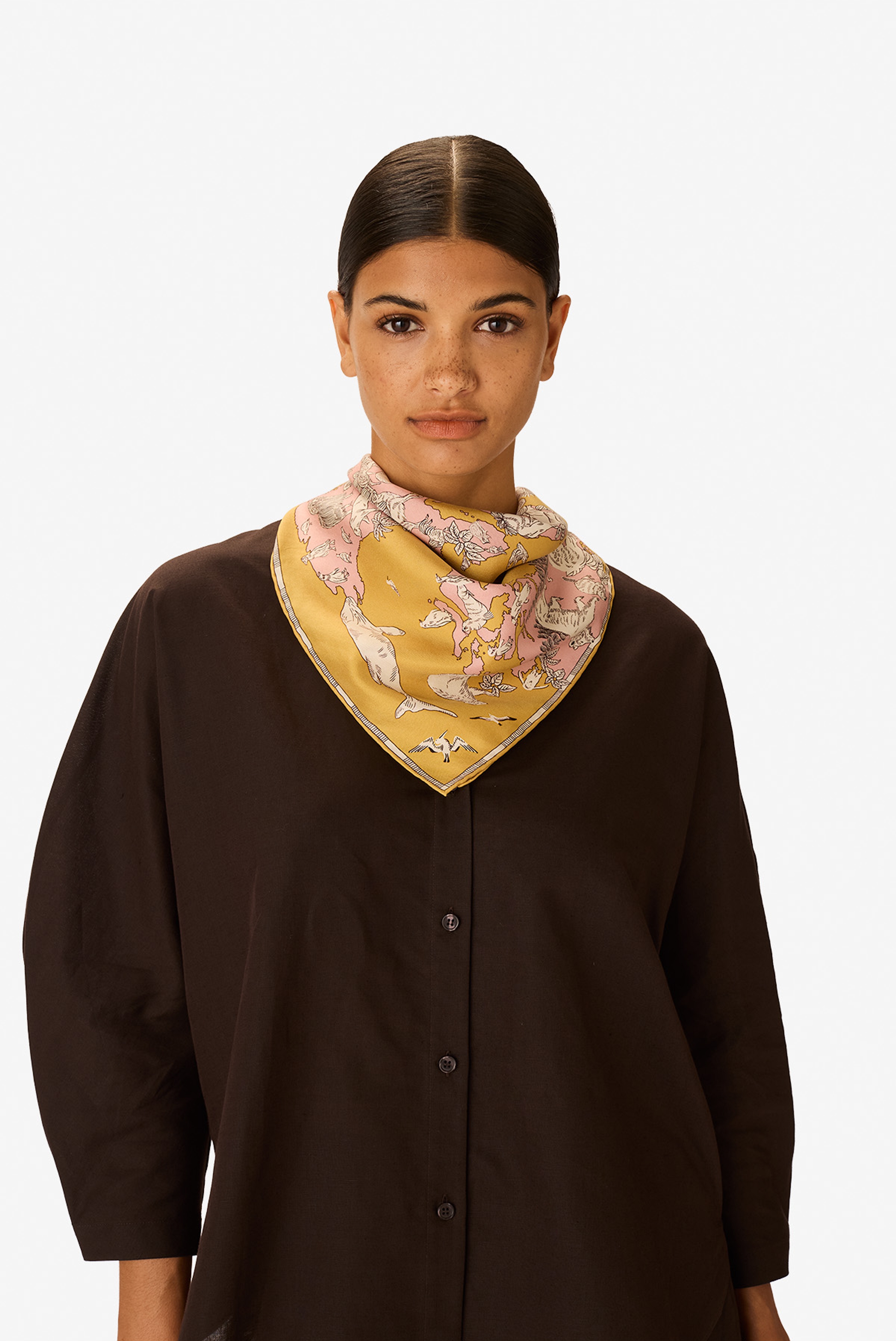 Carré 70 - Atlas - Jaune