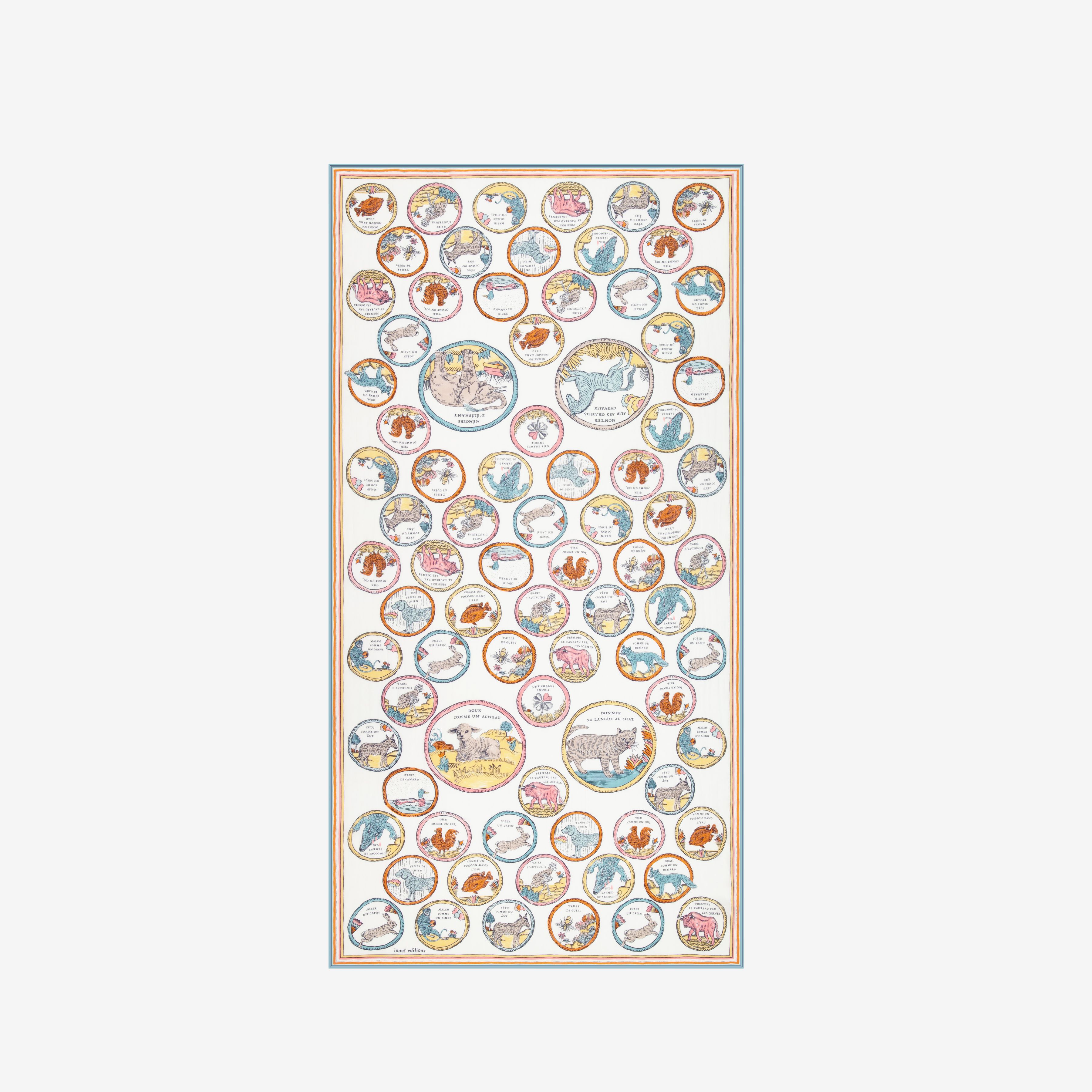 Écharpe 100 - Chance Inoui - Blanc