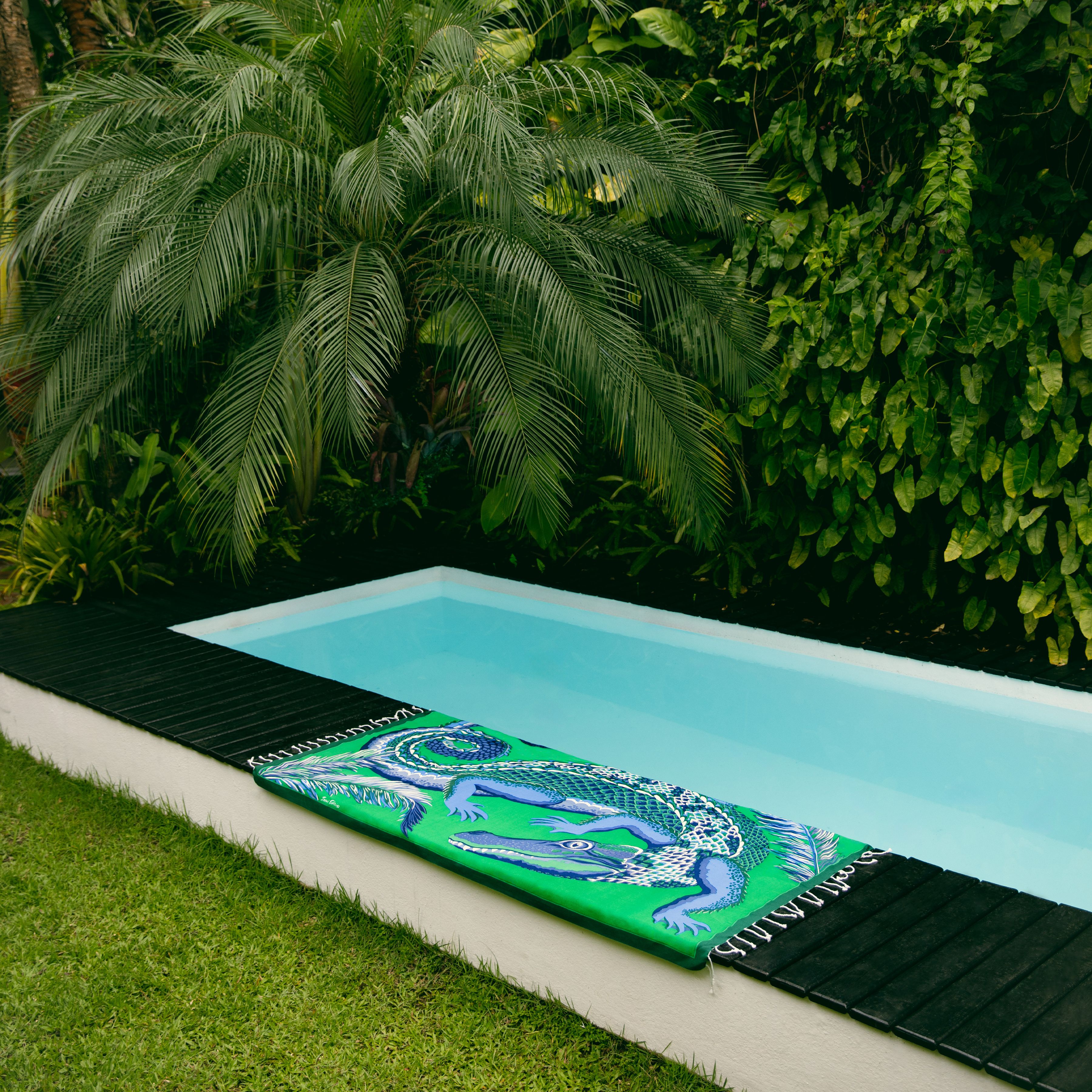 Fouta 100 - Croco - Verde