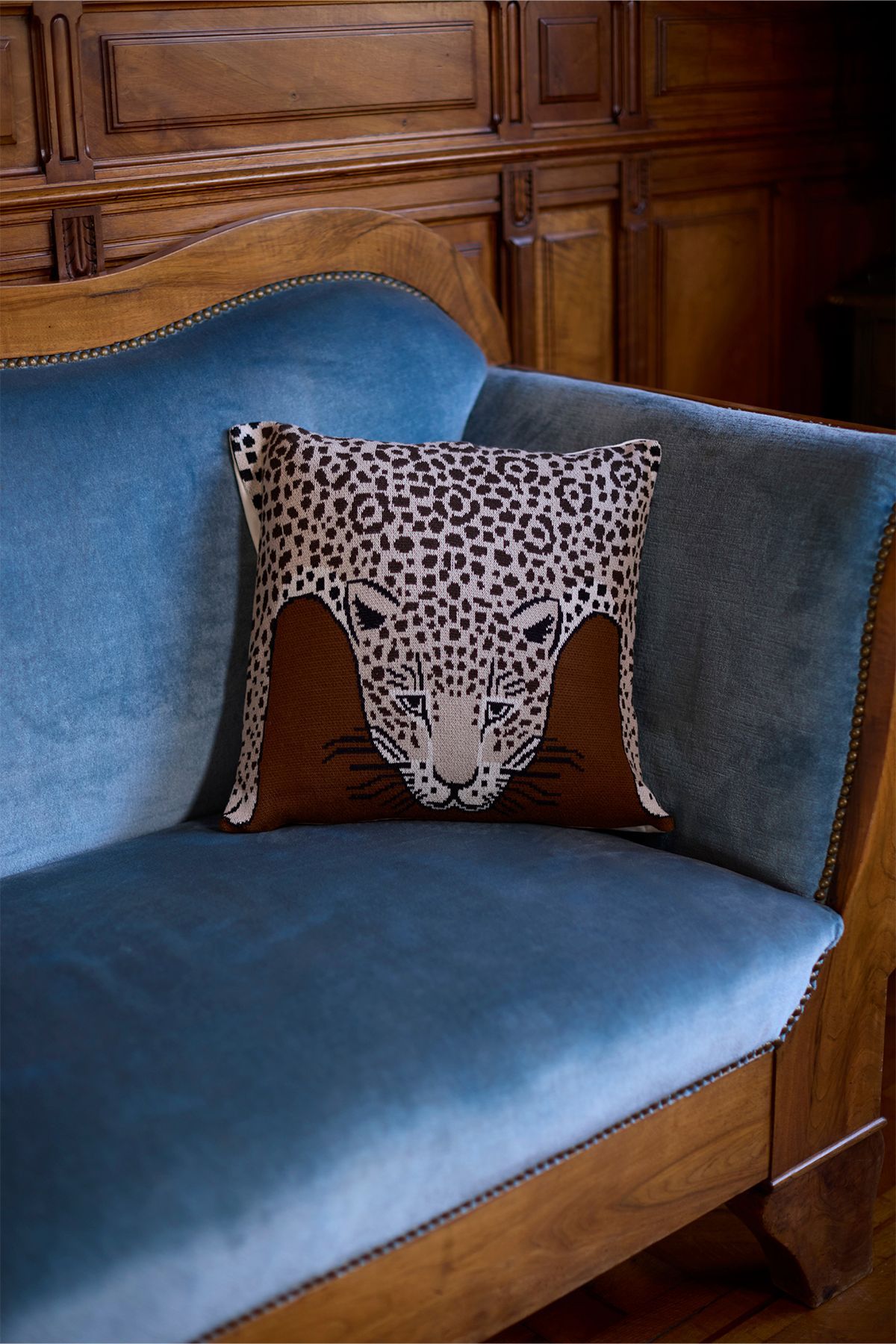 Housse de Coussin 40 - Leopard - Beige