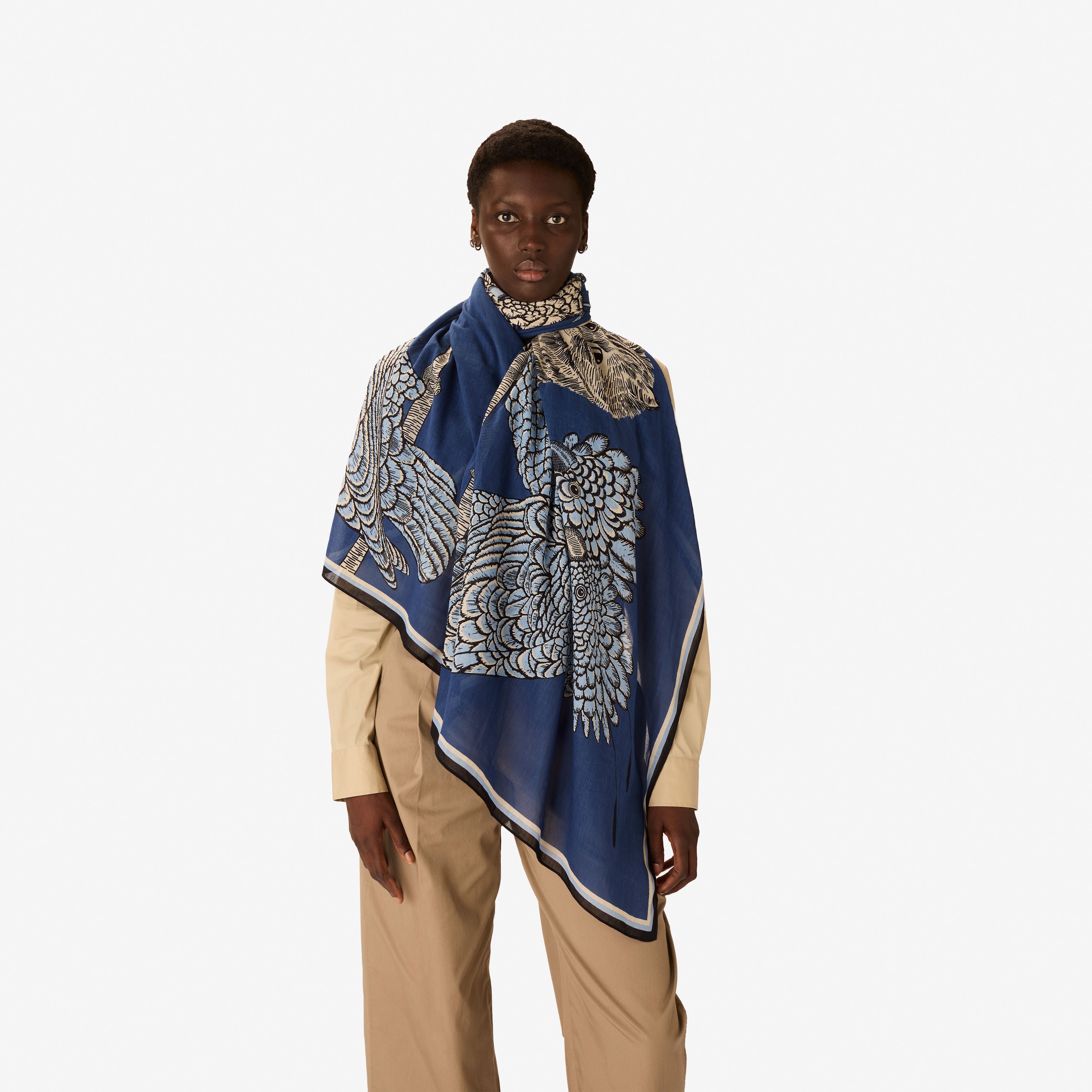 Écharpe 100 - Caracat - Bleu