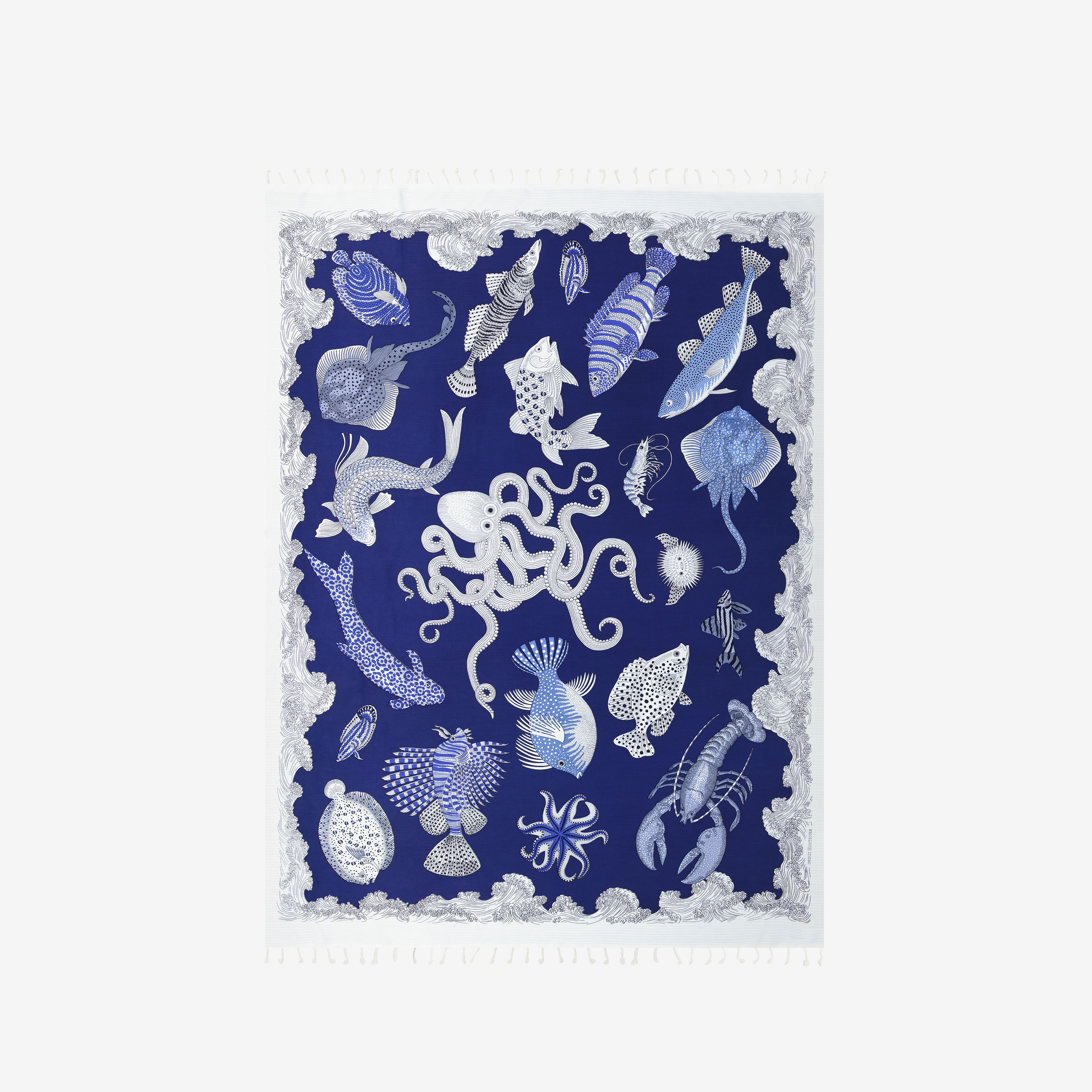 Fouta Towel 140 - Poseidon - Blue