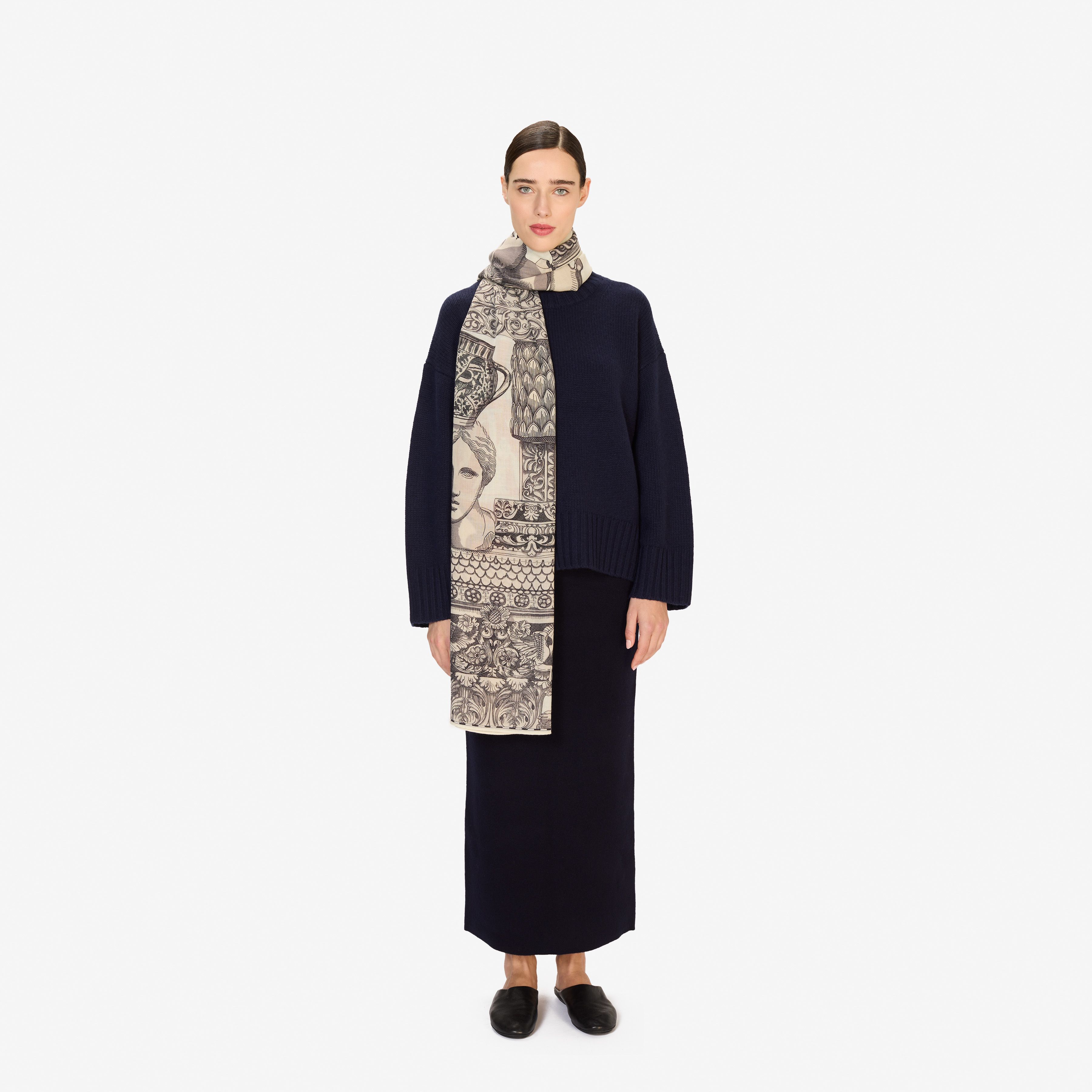 Scarf 80 - Archives - White