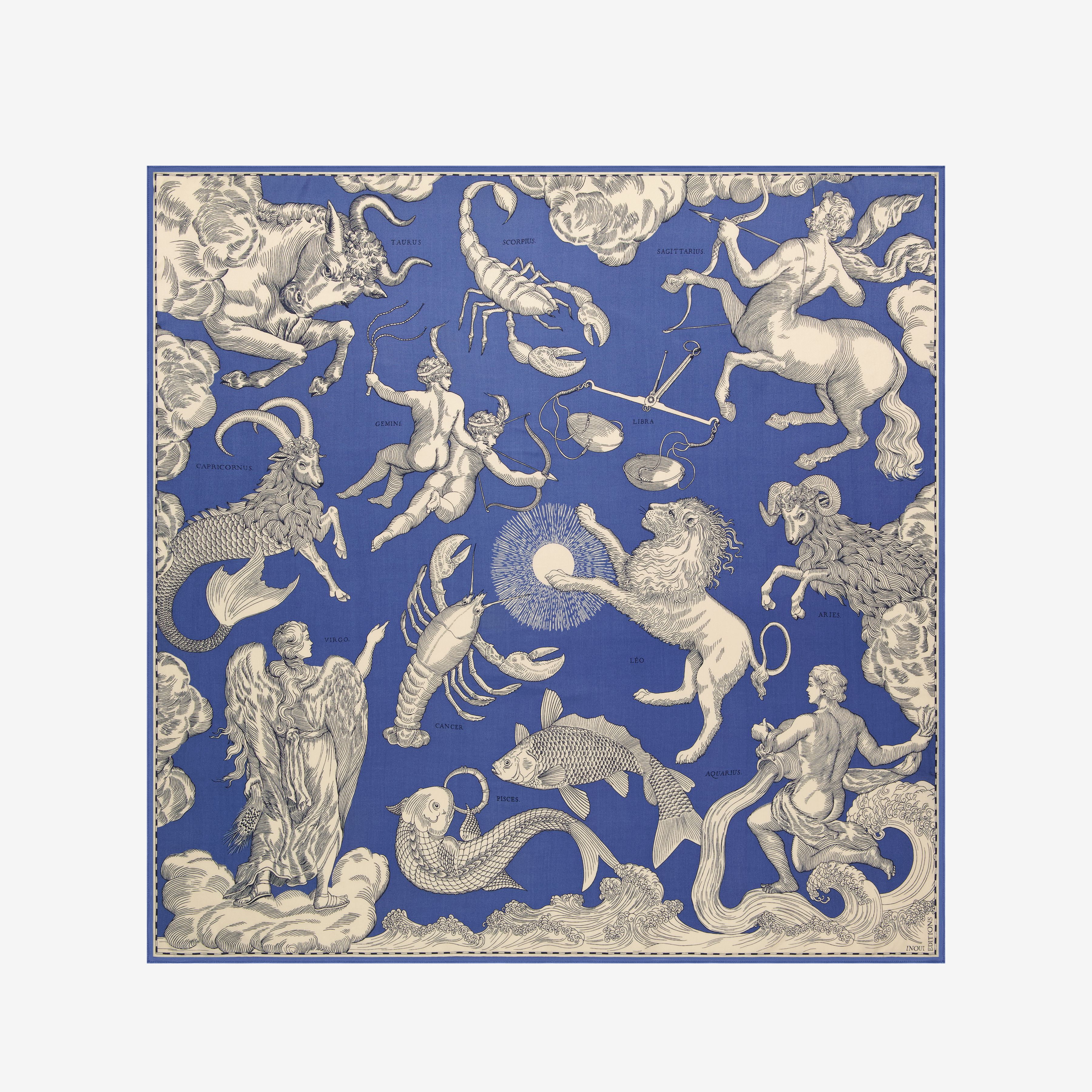 Square 100 - Astrologie - Blue