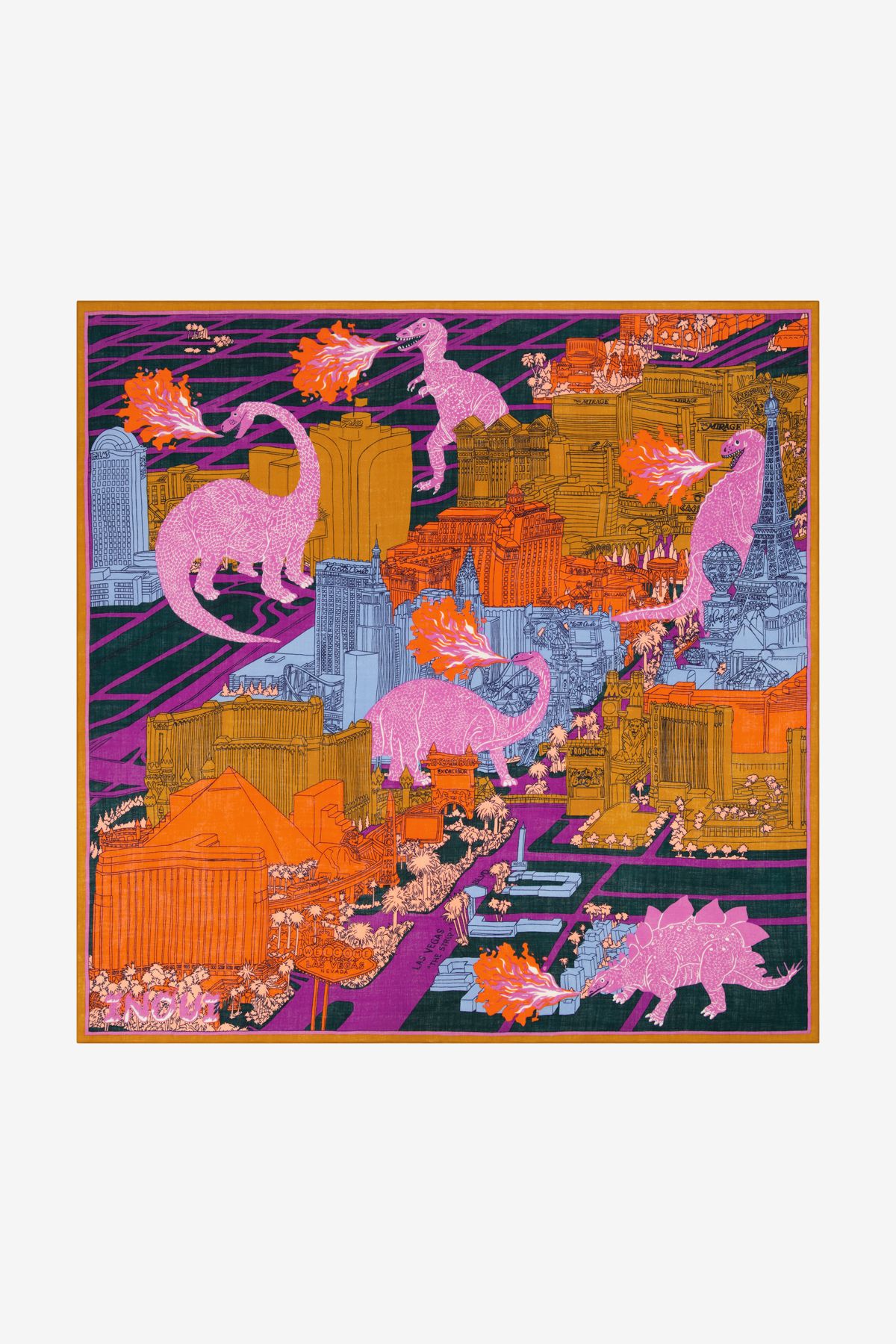 Carré 130 - Vegas - Violet