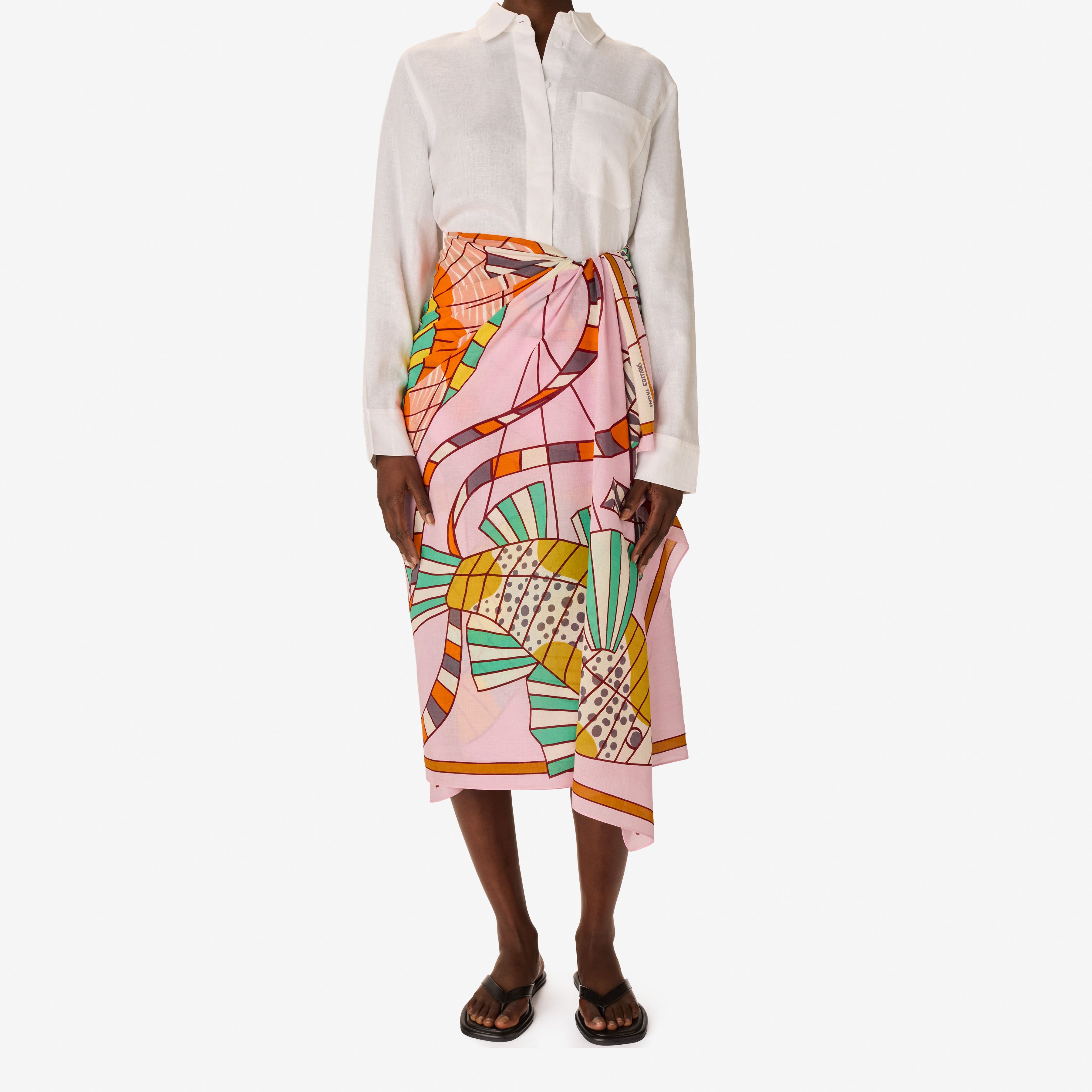 Scarf 100 - Cerfs Volants - Pink