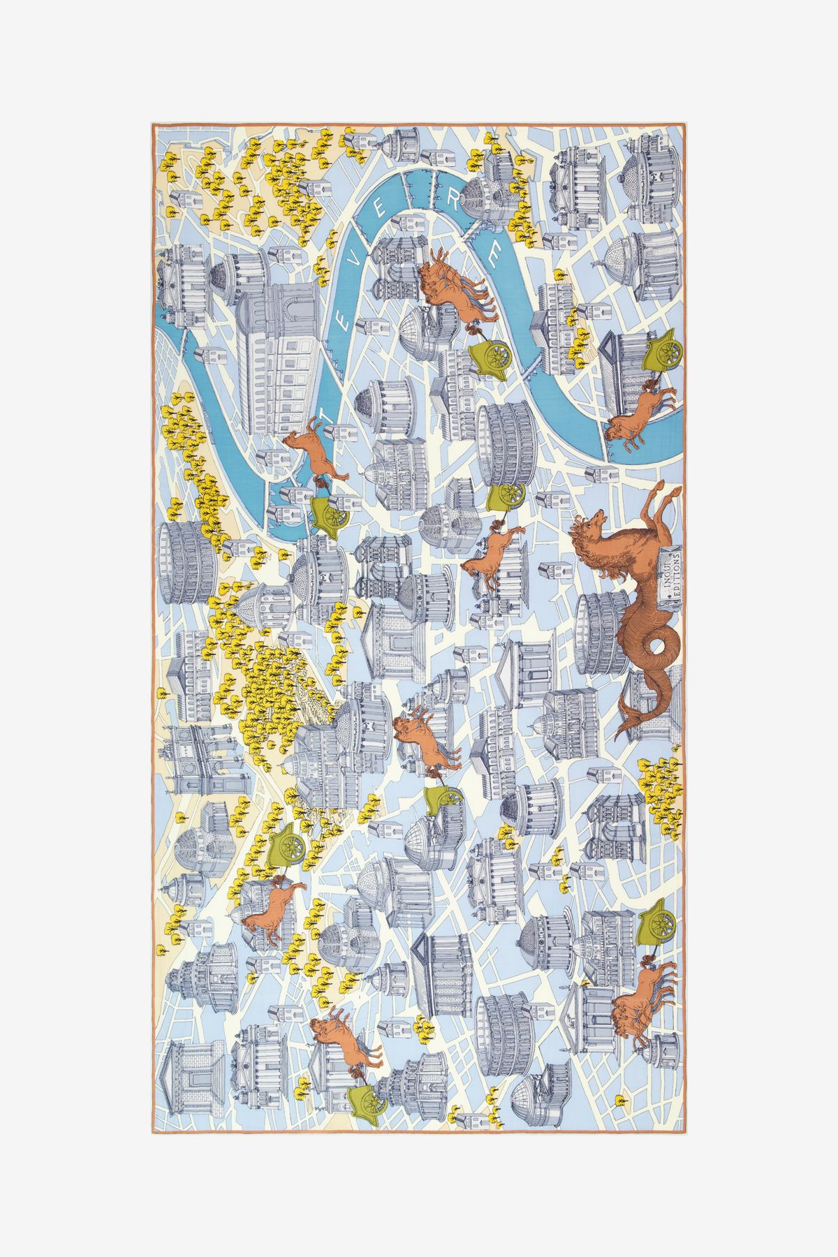 Écharpe 100 - Rome - Gris