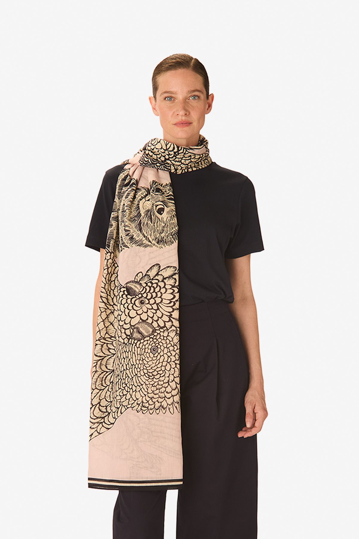 Écharpe 100 - Caracat - Nude