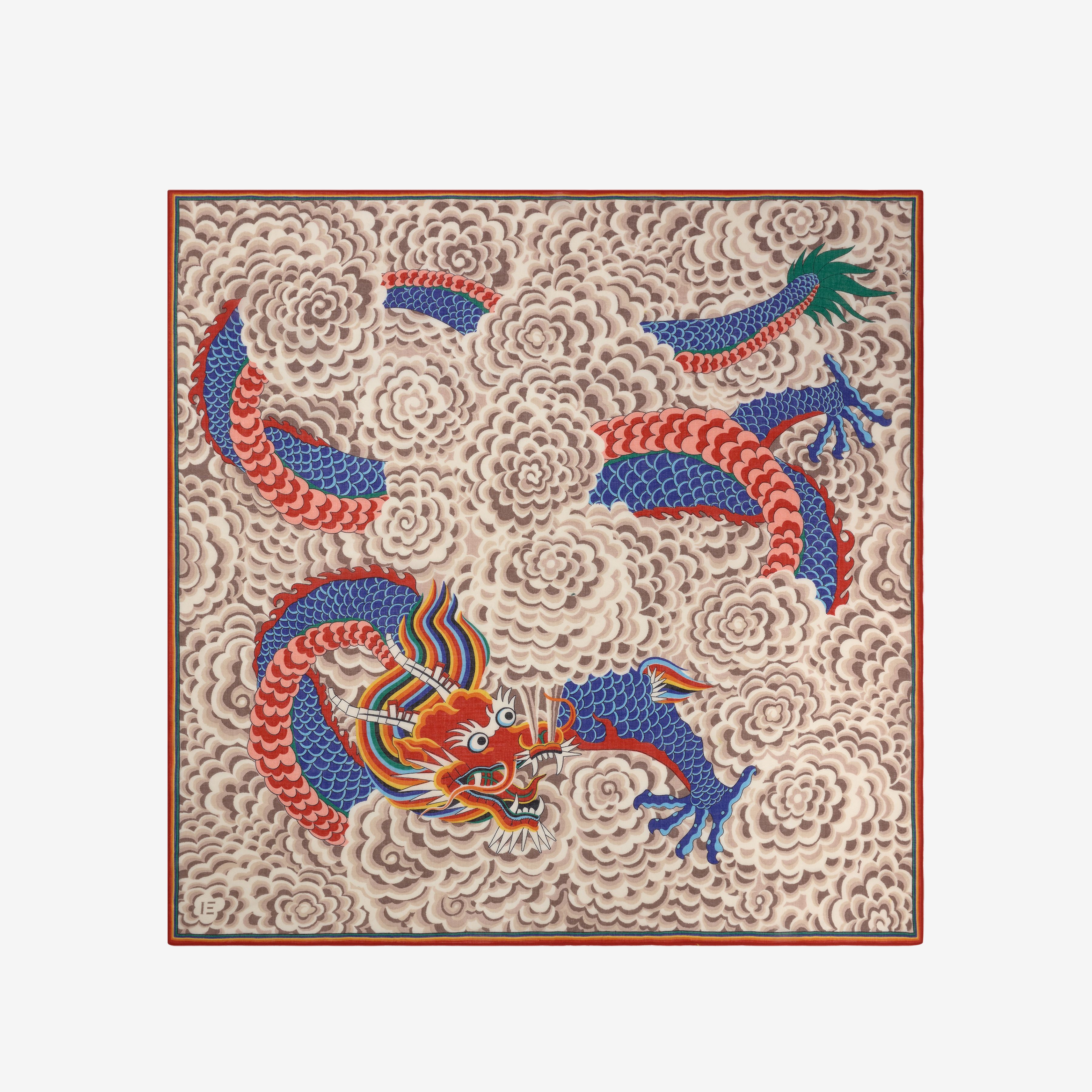 Square 130 - Dragon - Grey