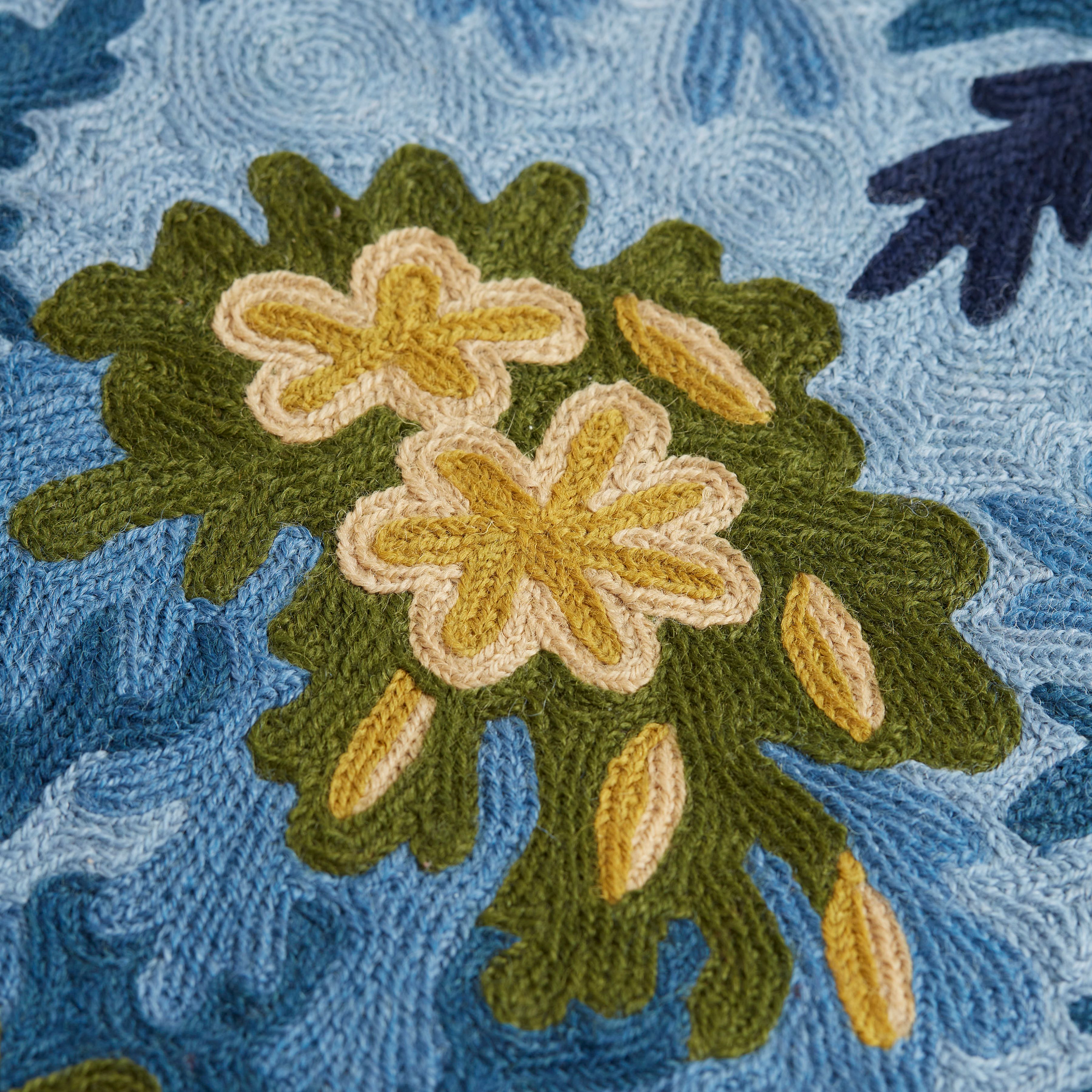 Cushion Cover 40 - Fontainebleau - Duck Blue