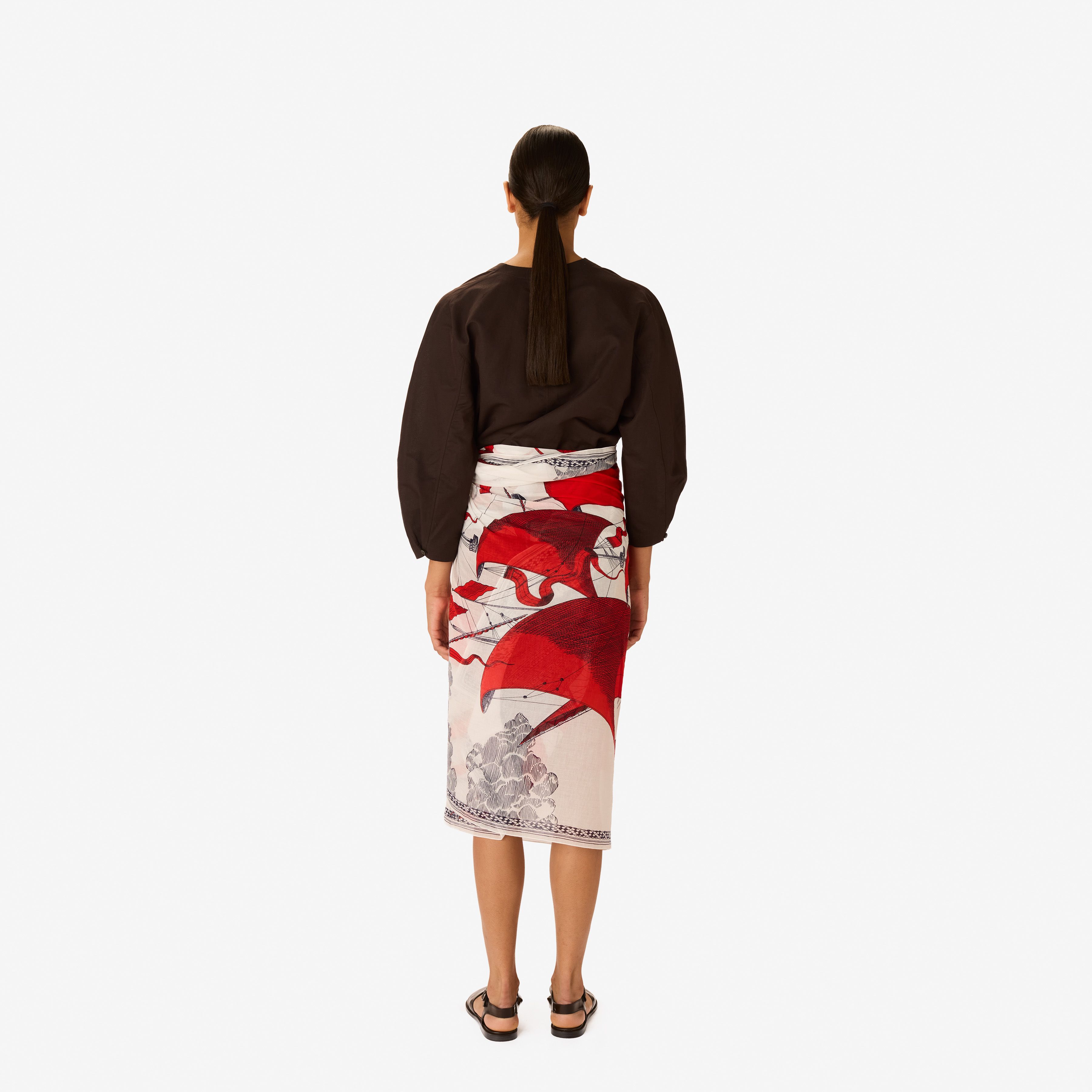 Écharpe 100 - Des Rives et des Reves - Rouge