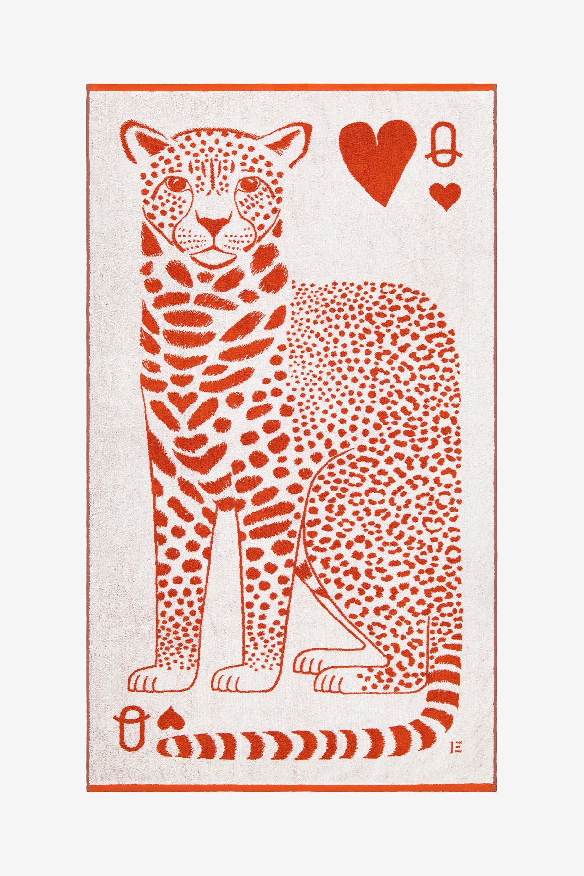 Serviette de Plage - Queen - Rouge