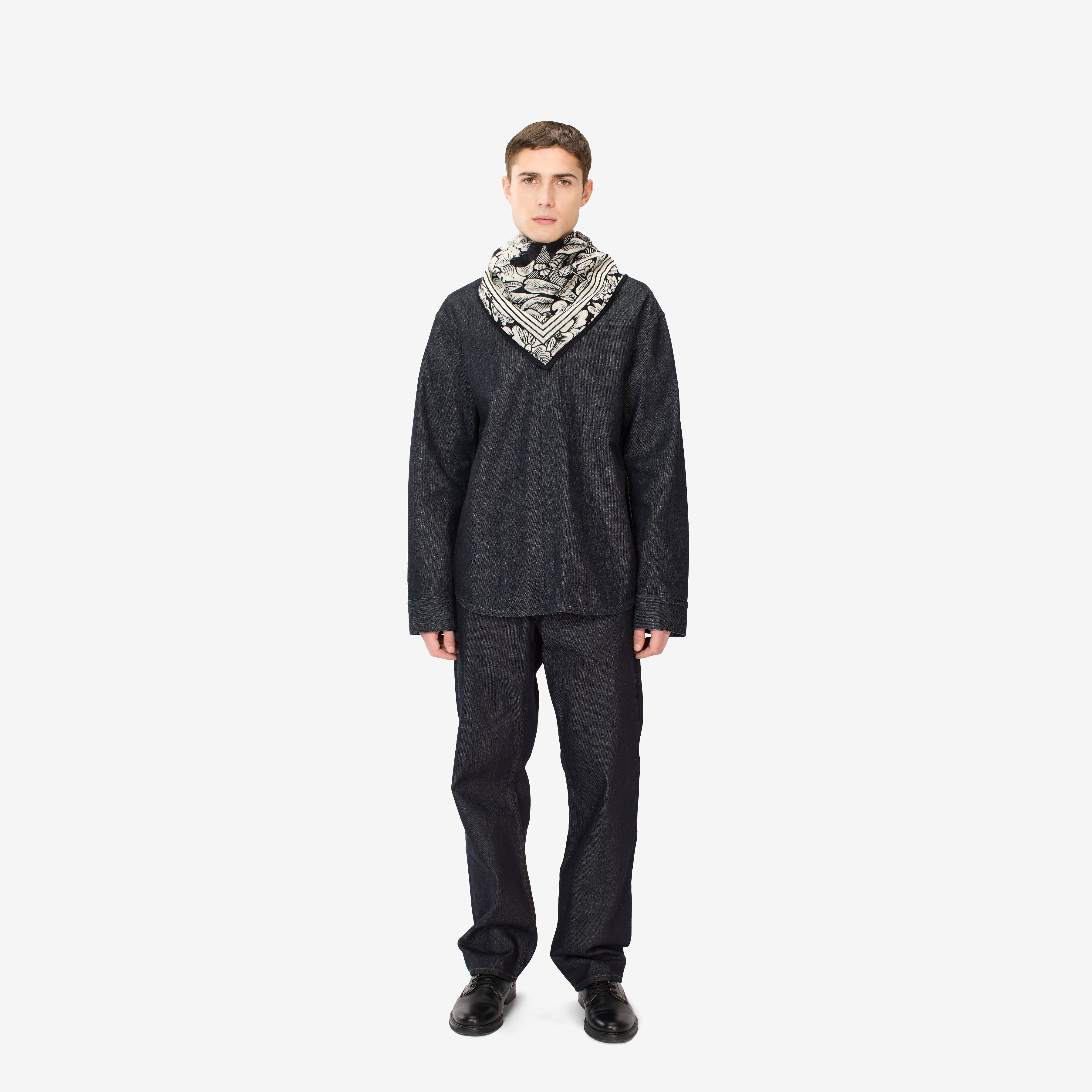 Carré 100 - Panthere - Noir