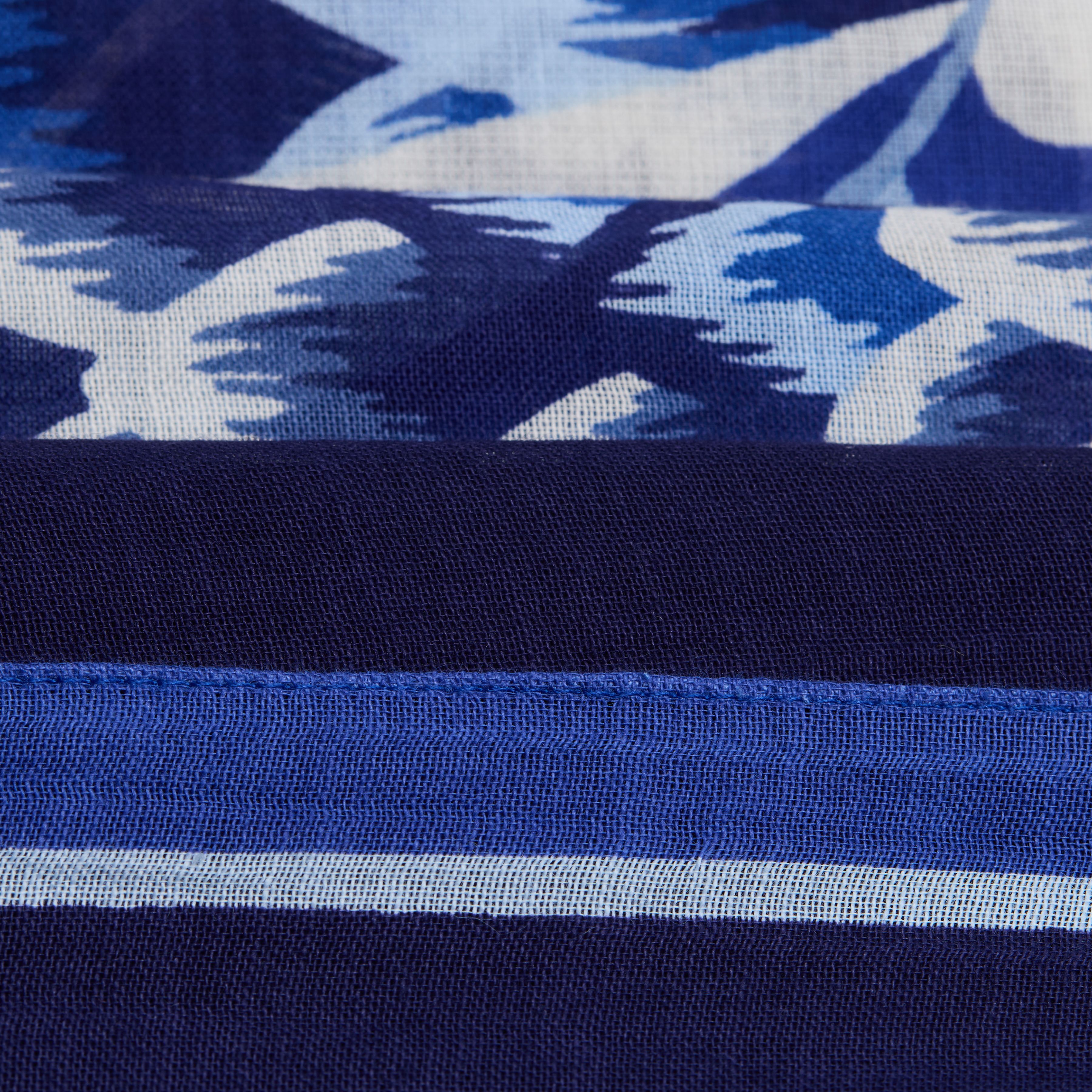 Schal 100 - Croco - Marineblau