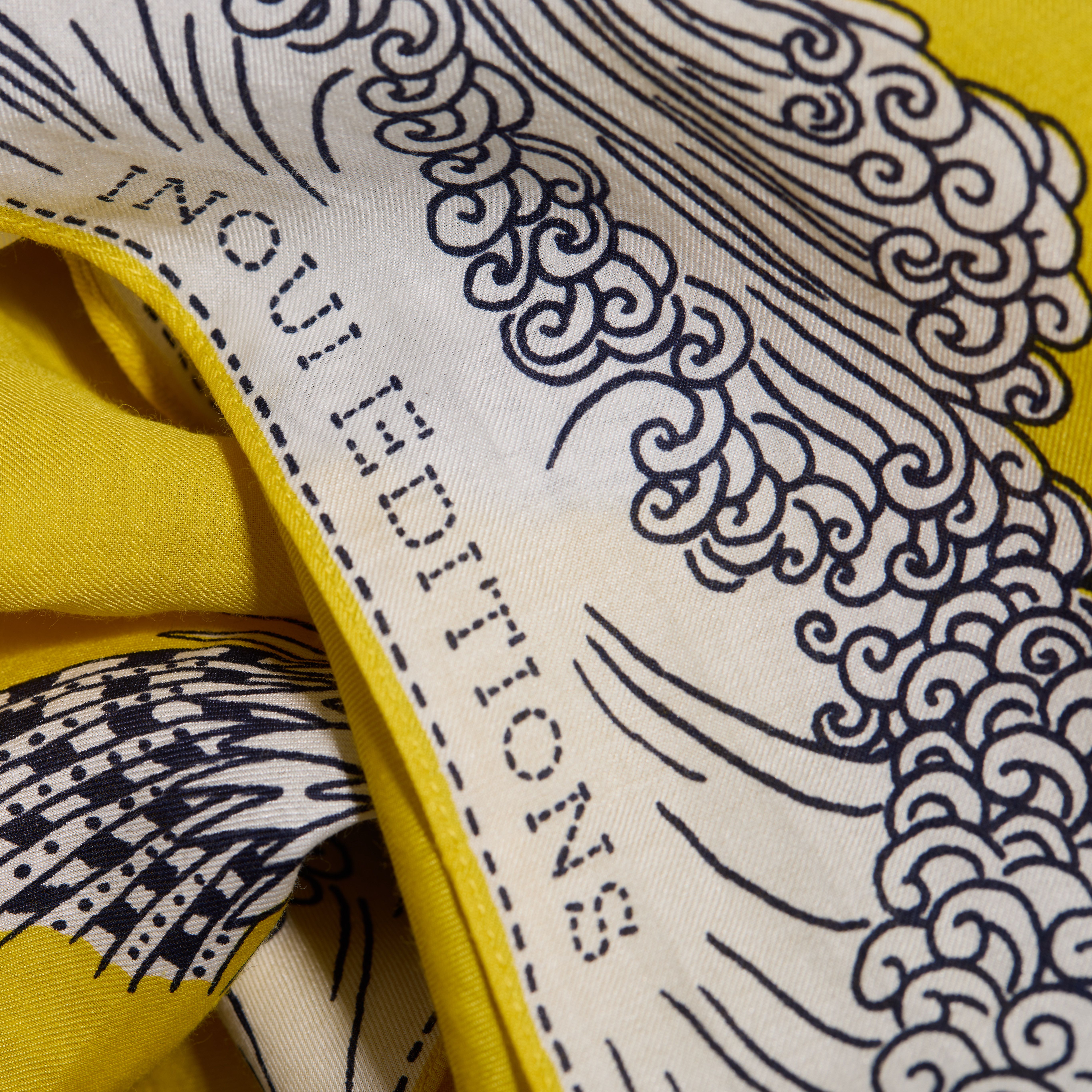 Scarf 100 - Poseidon - Yellow