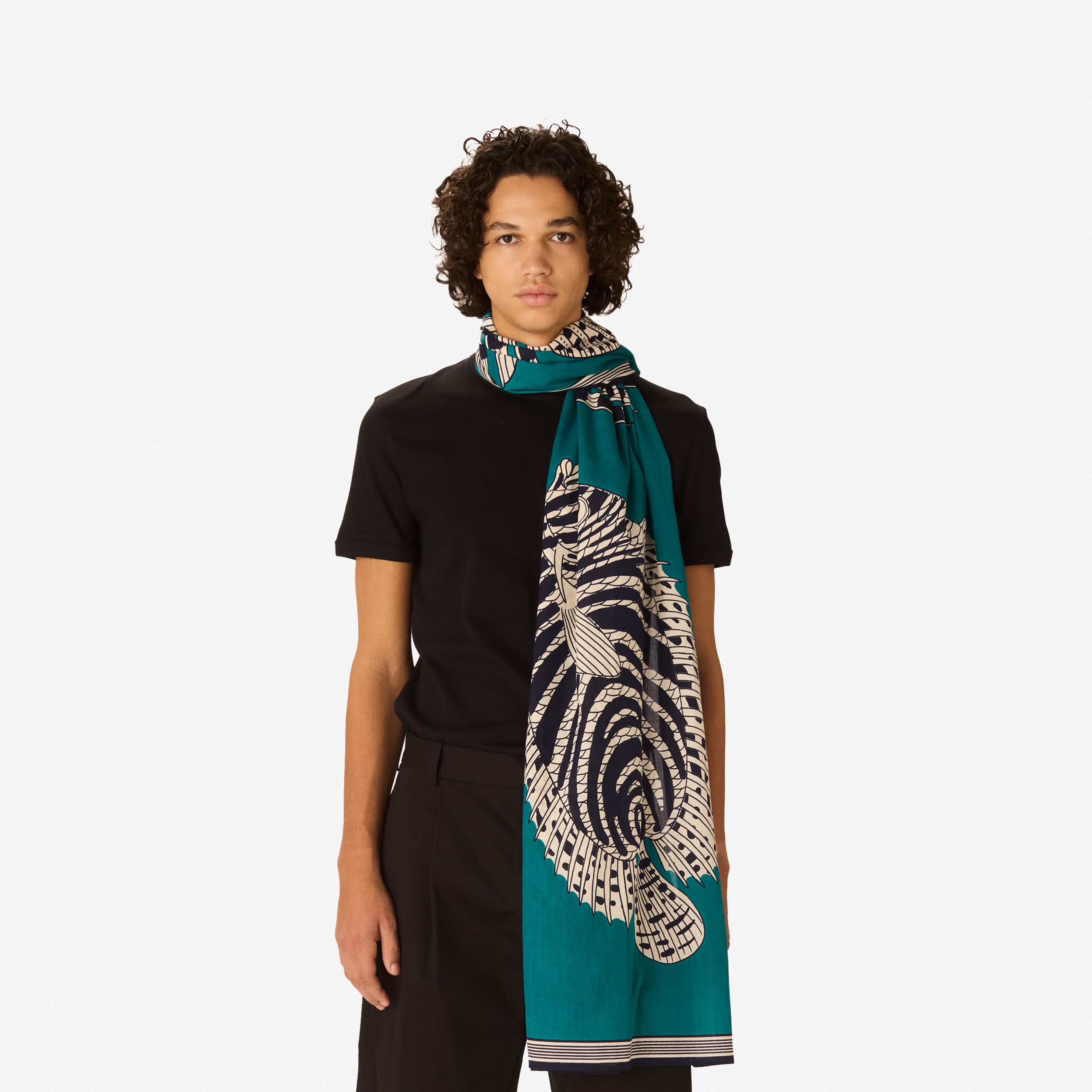 Bufanda 100 - Vague - Turquesa
