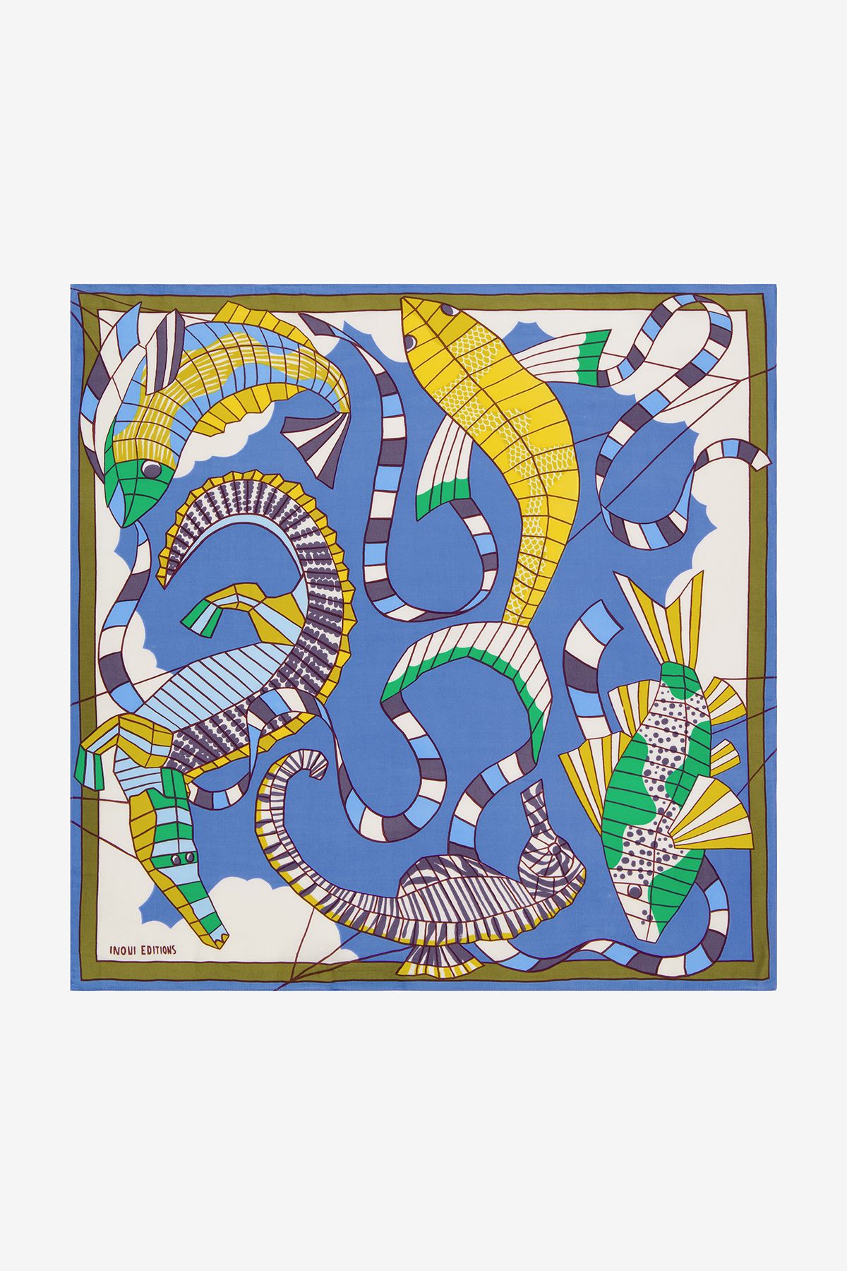 Carré 65 - Cerfs Volants - Vert