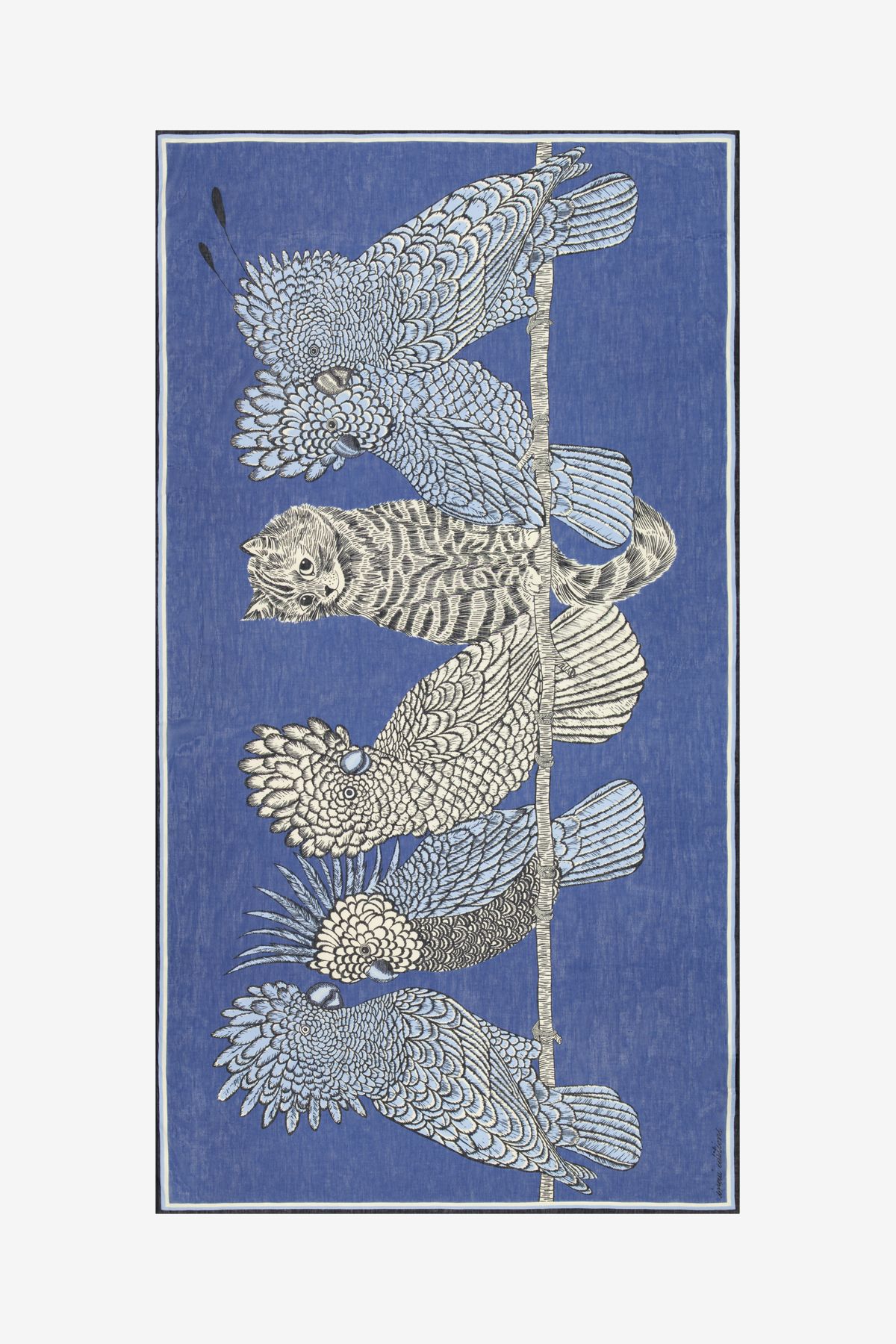 Écharpe 100 - Caracat - Bleu