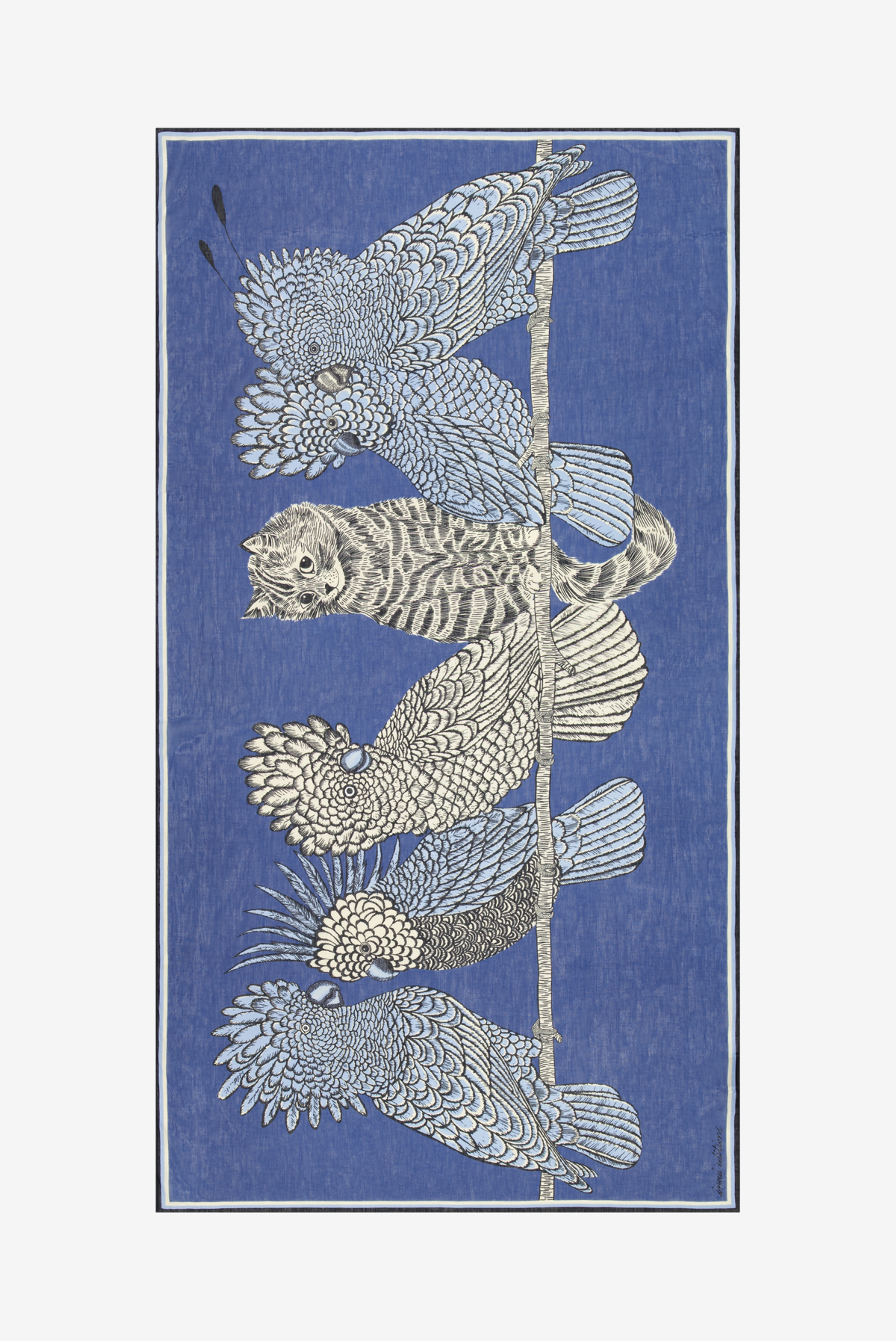 Écharpe 100 - Caracat - Bleu