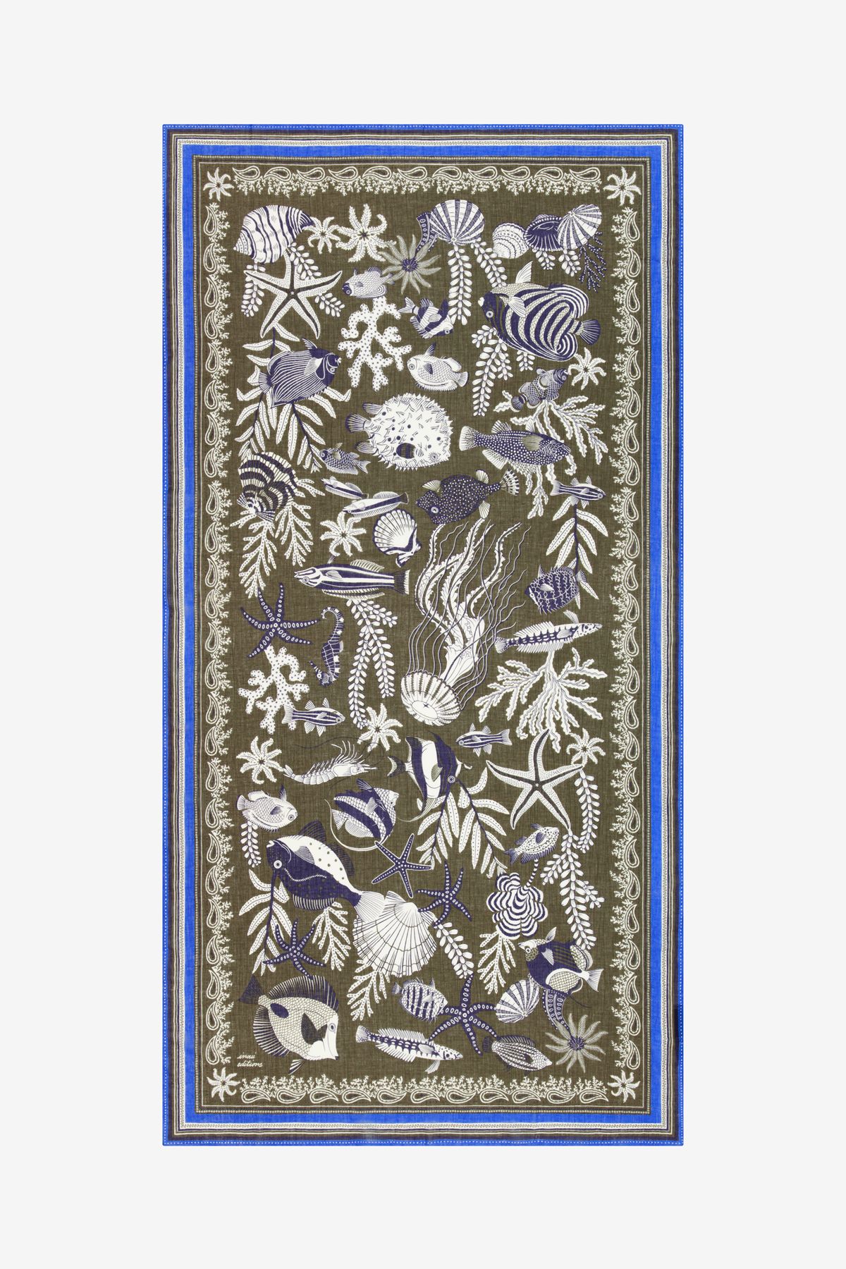 Écharpe 100 - Neptune - kaki