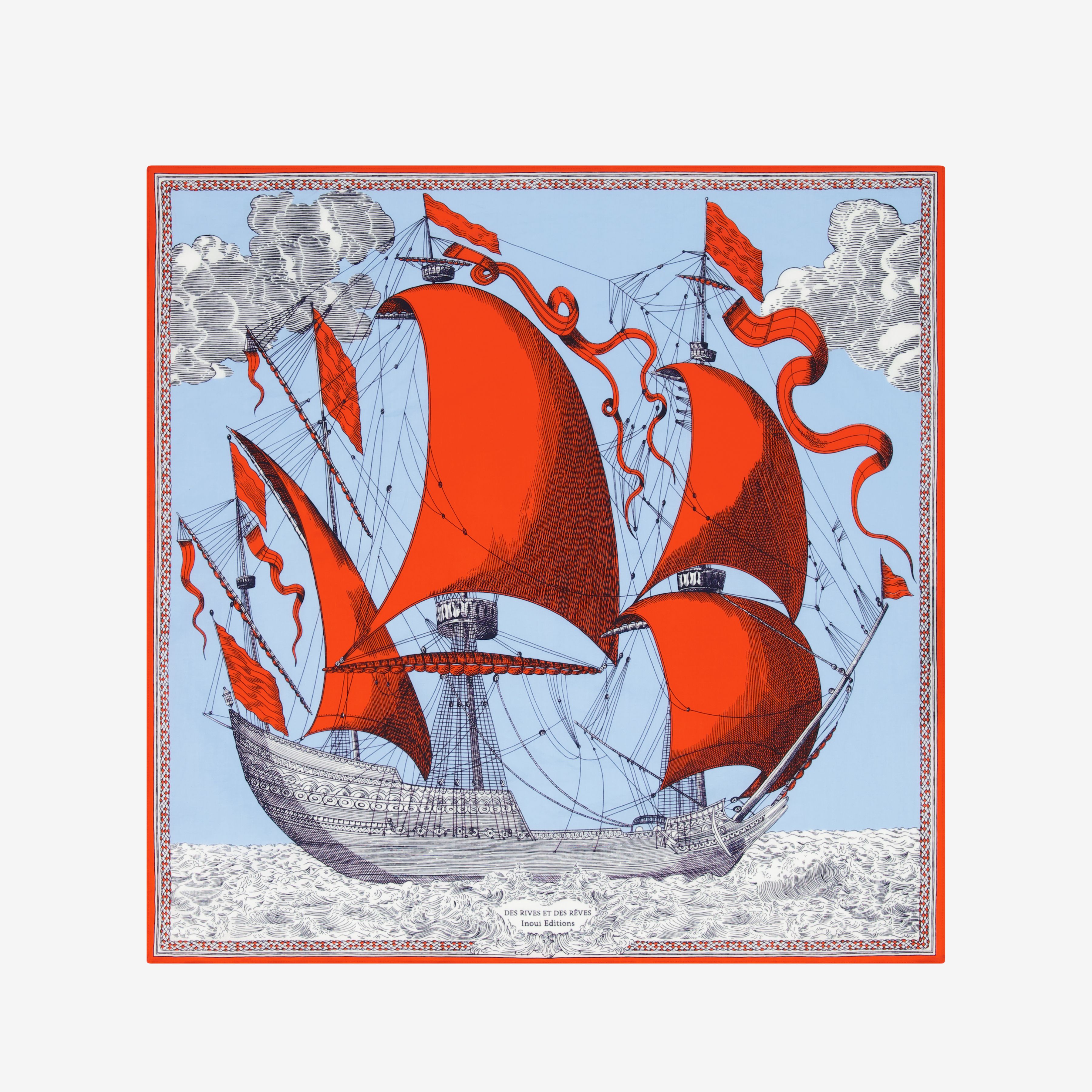 Carré 65 - Des Rives Et Des Reves - Rouge