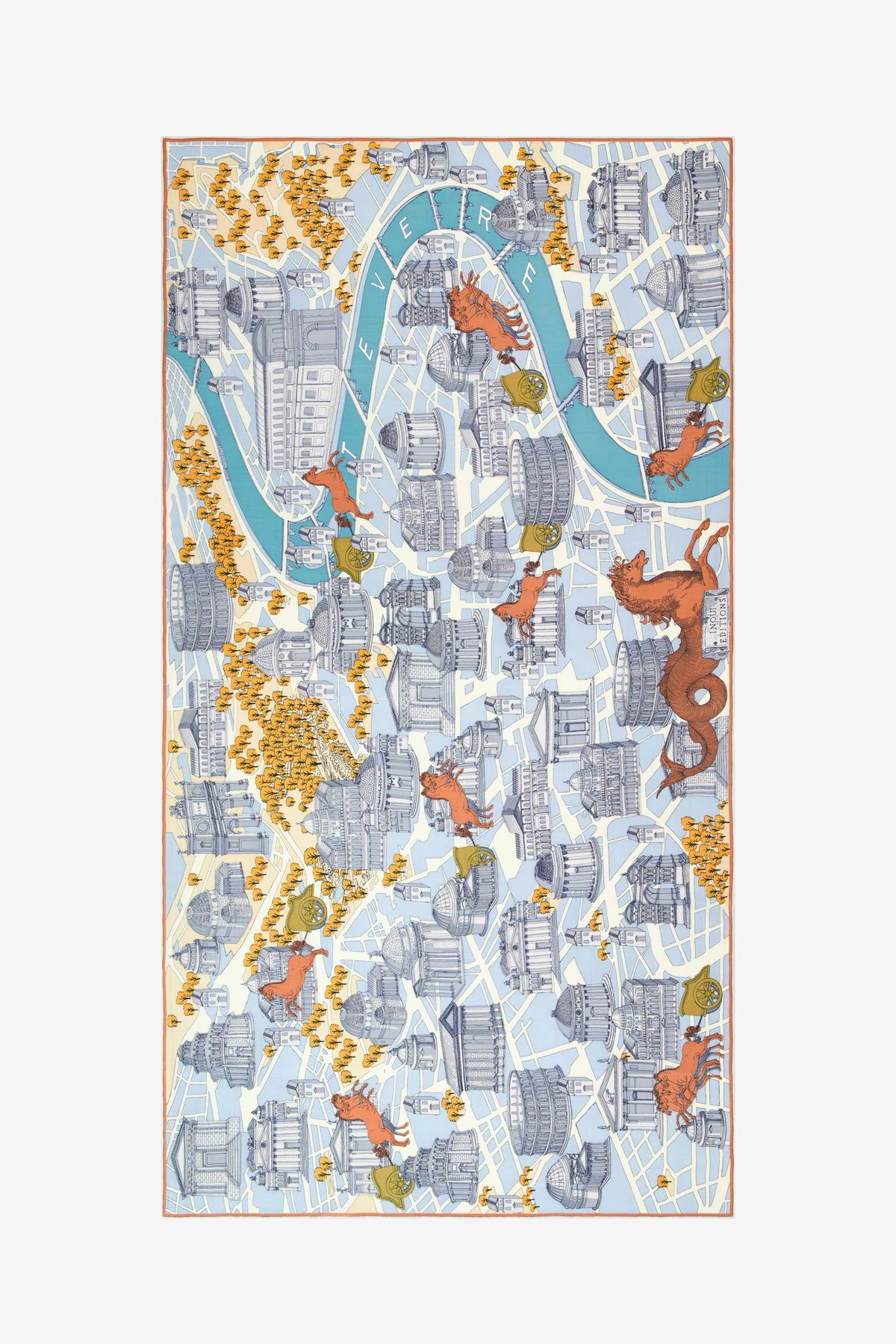 Écharpe 100 - Rome - Gris