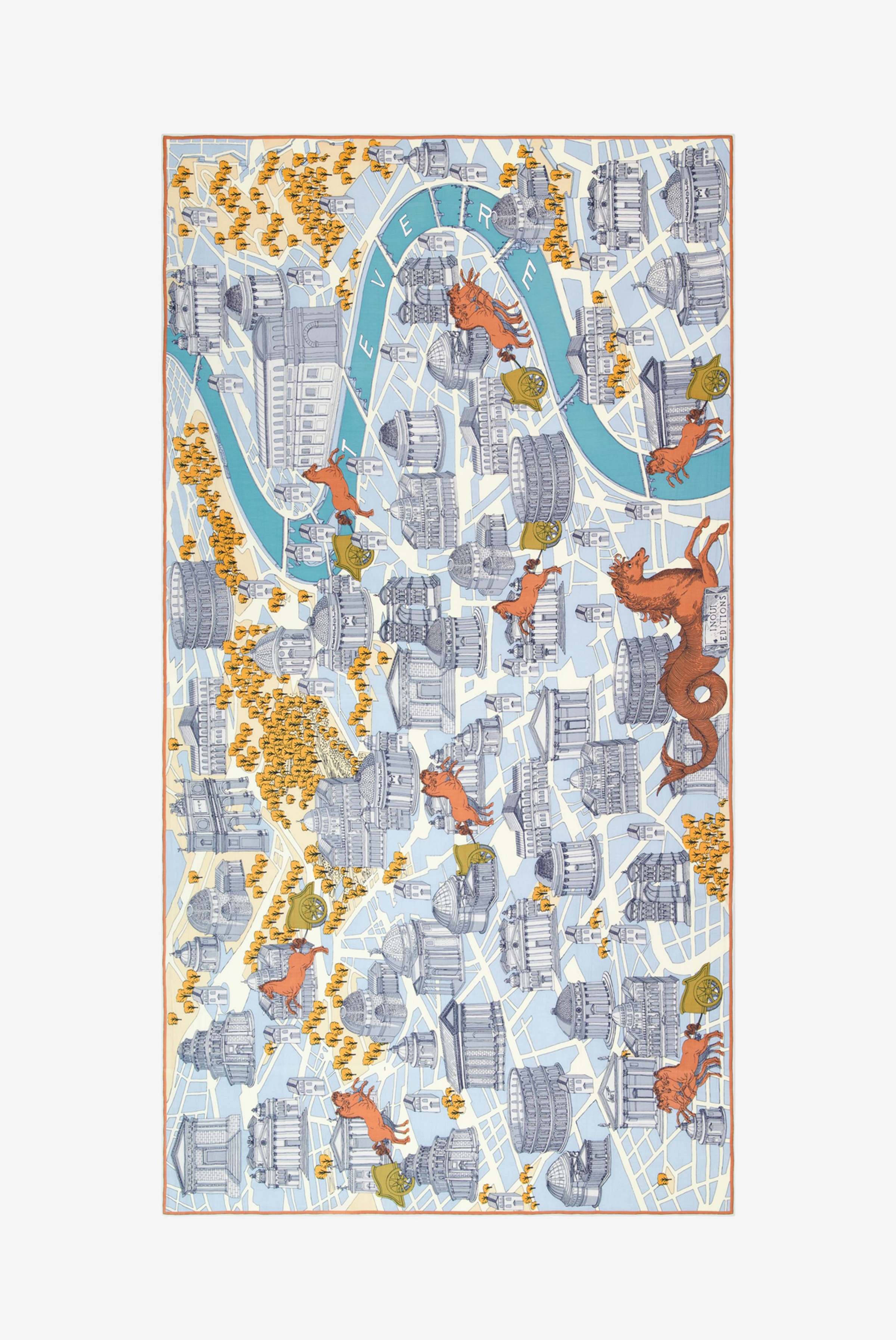 Écharpe 100 - Rome - Gris