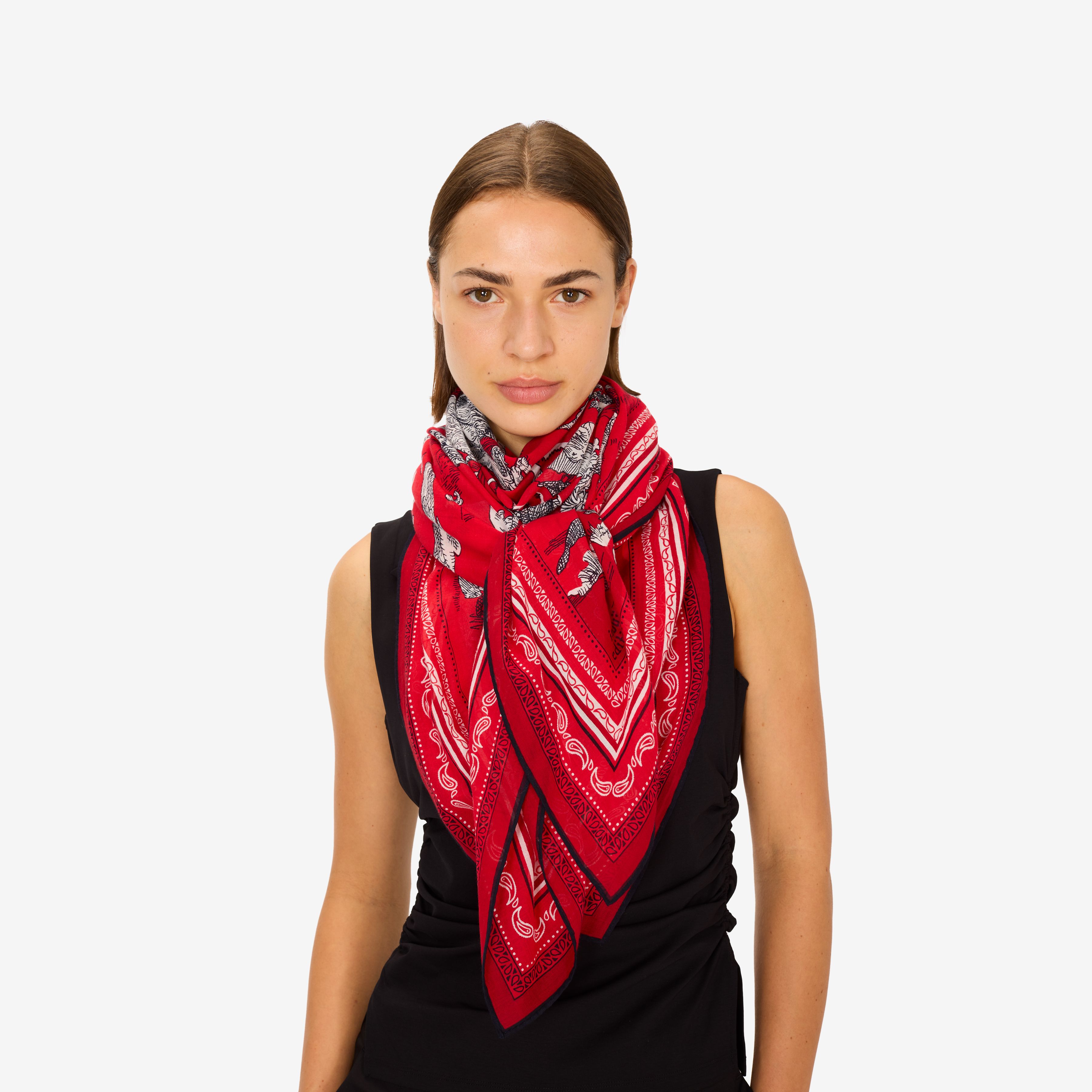 Square 130 - Reverie - Red