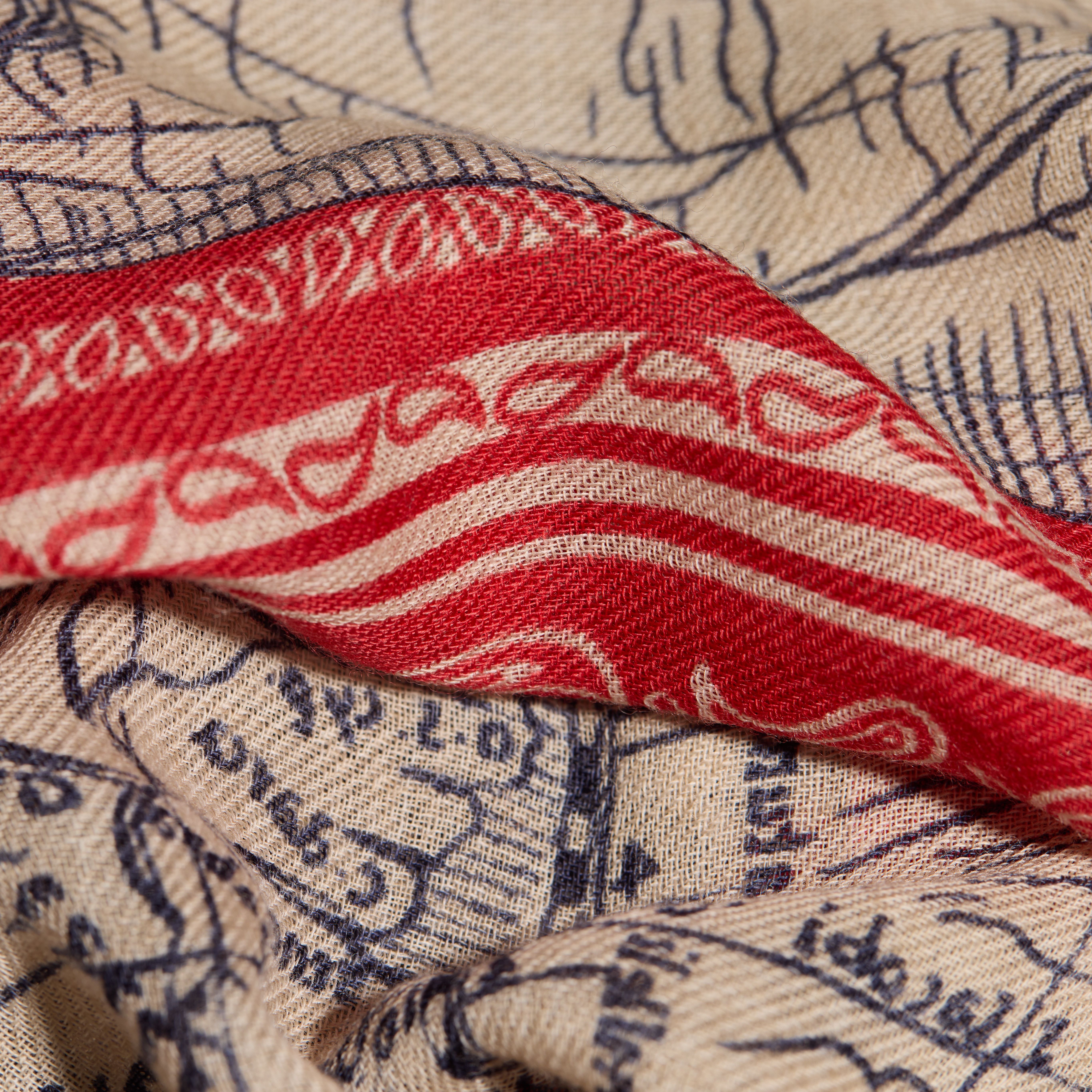 Square 130 - Mappemonde - Red