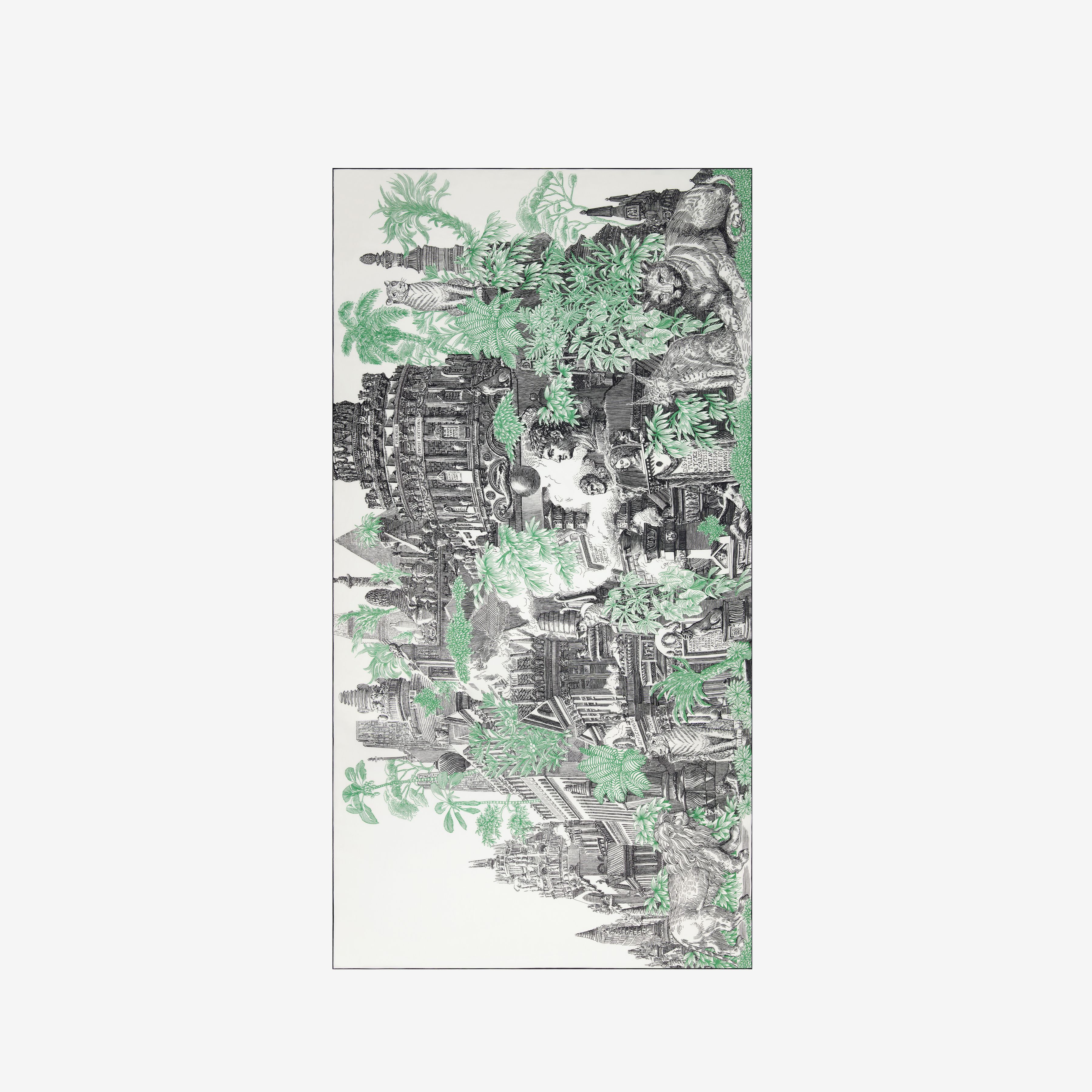 Scarf 100 - Piranesi - Green