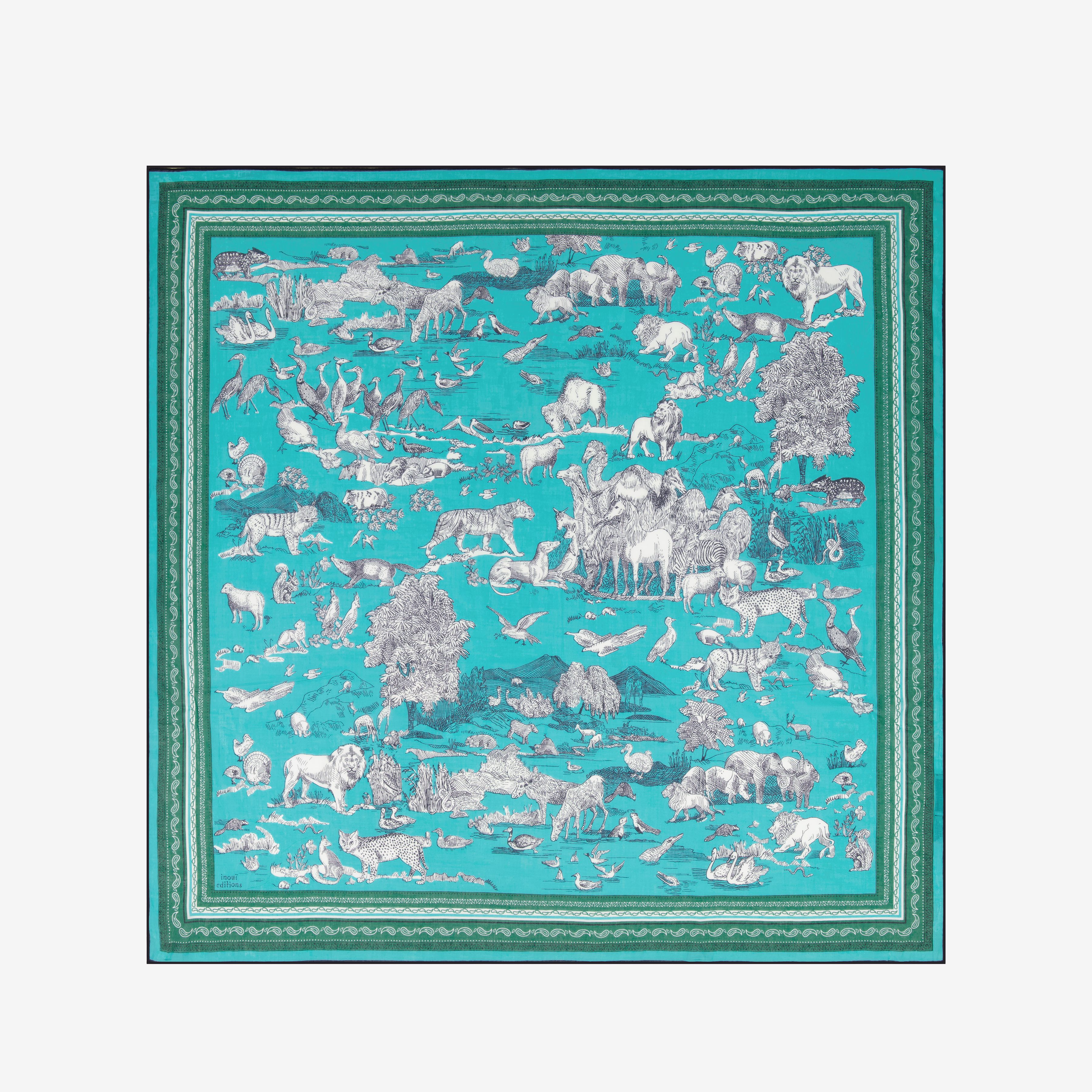 Square 130 - Reverie - Turquoise