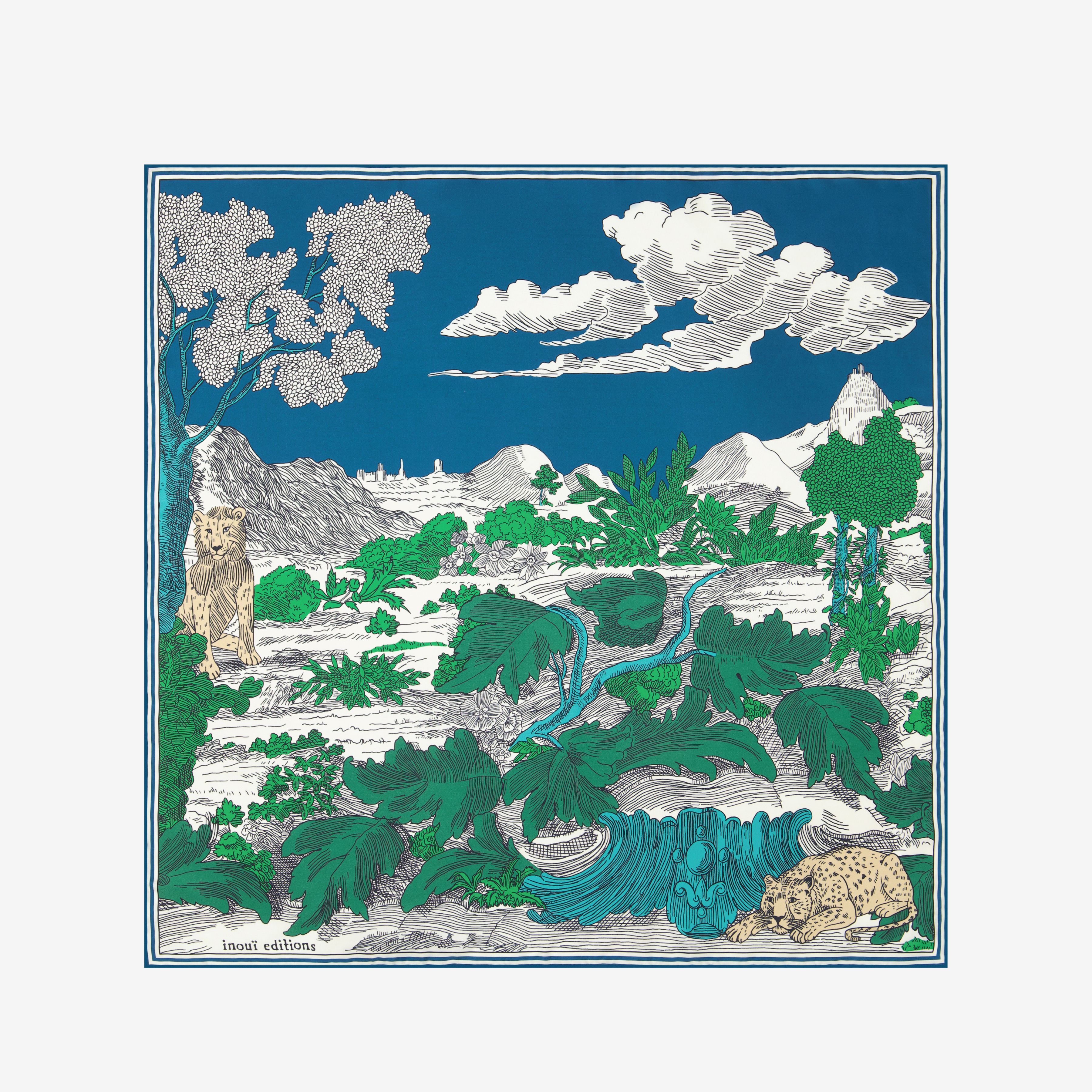 Pañuelo 70 - Histoire - Verde