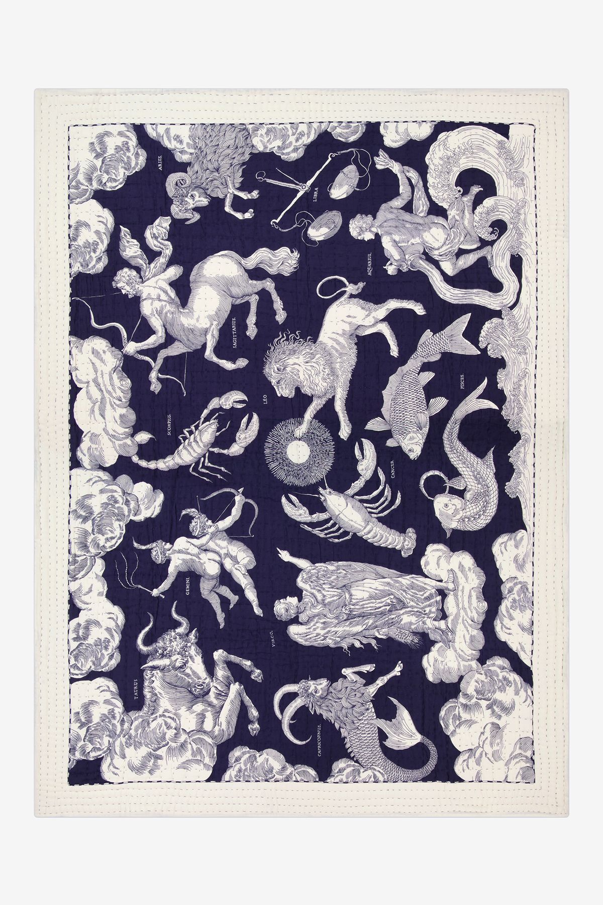 Edredon 140 - Astrologie - Bleu Marine