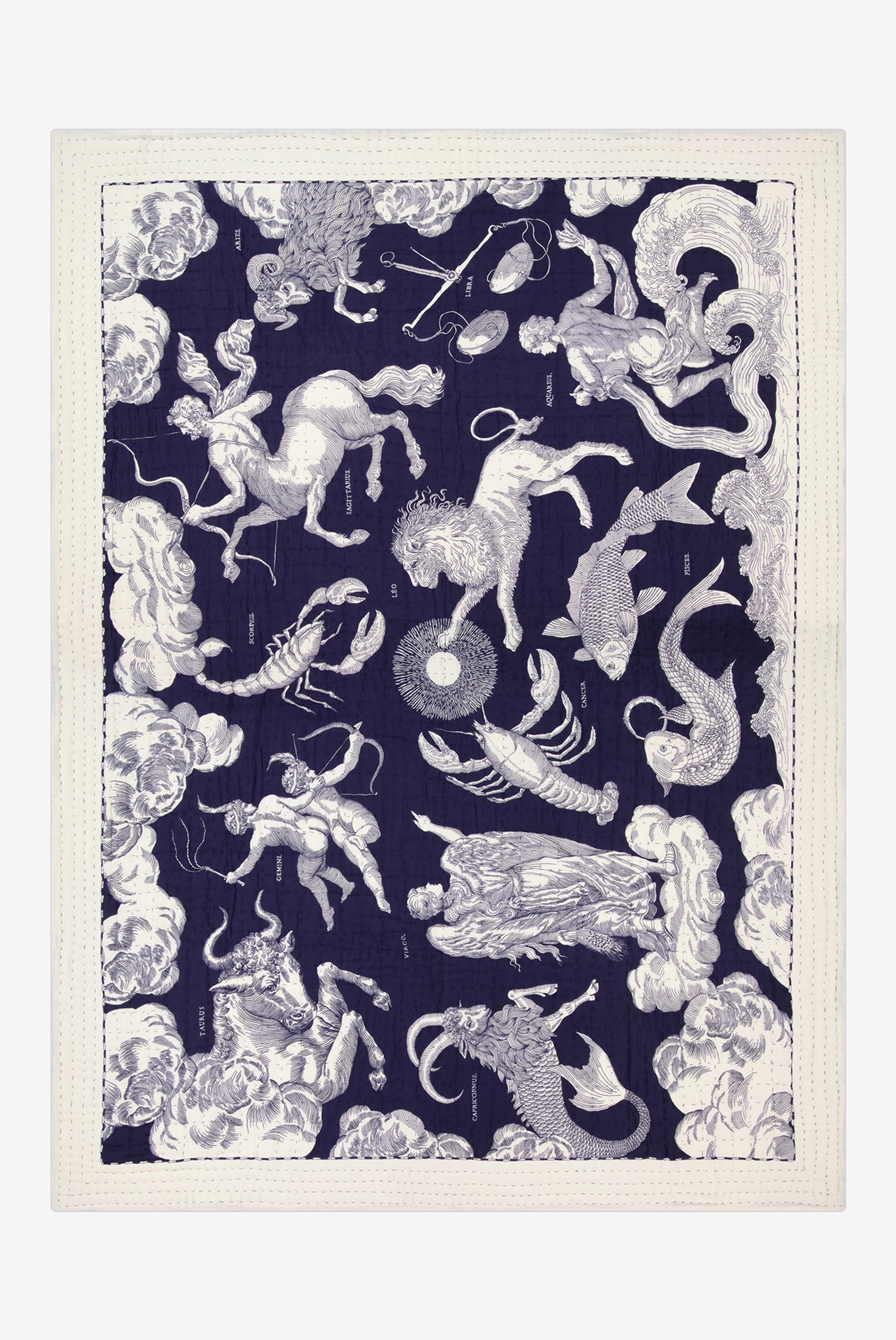 Edredon 140 - Astrologie - Bleu Marine