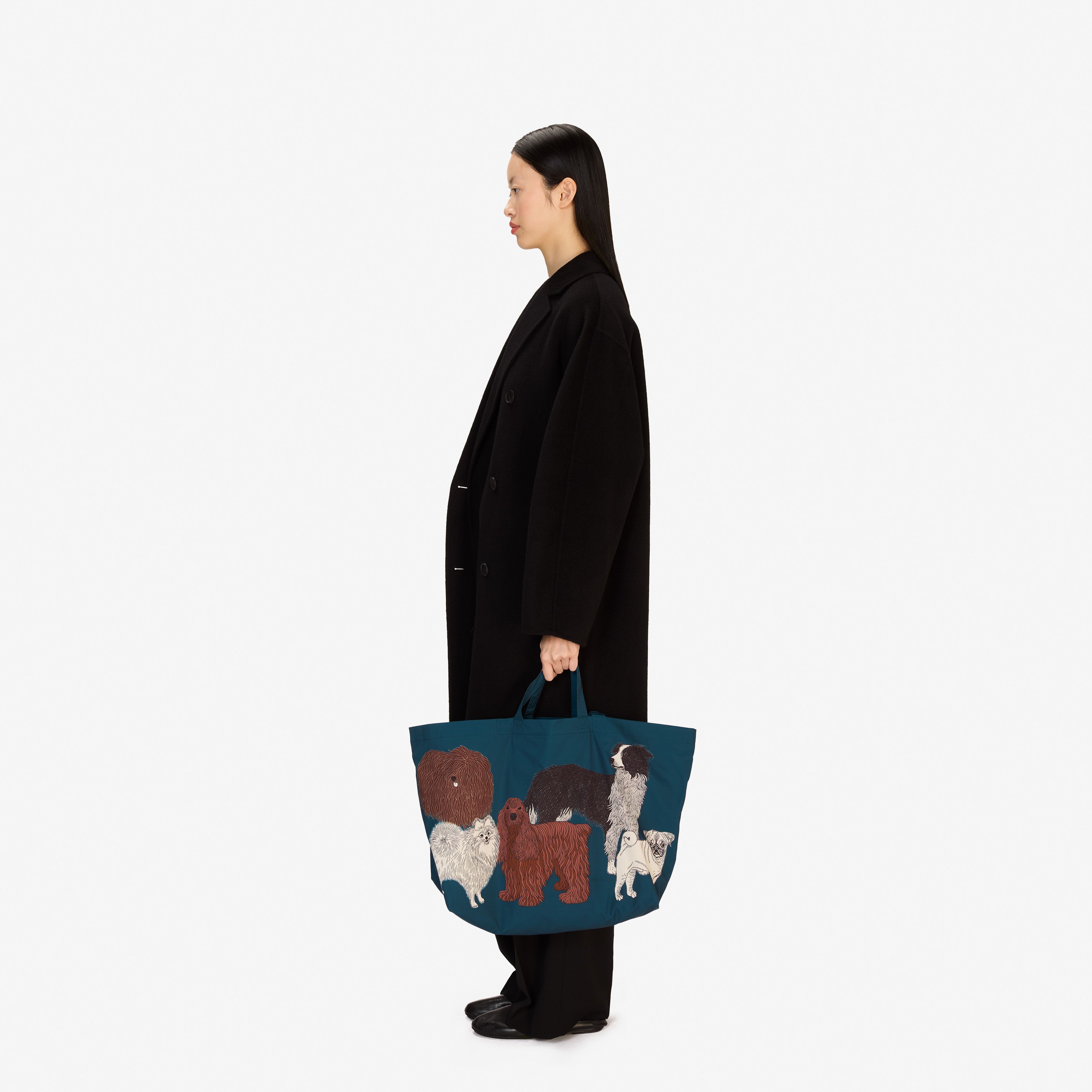 Maxi Shopper Bag - Toutou - Duck Blue